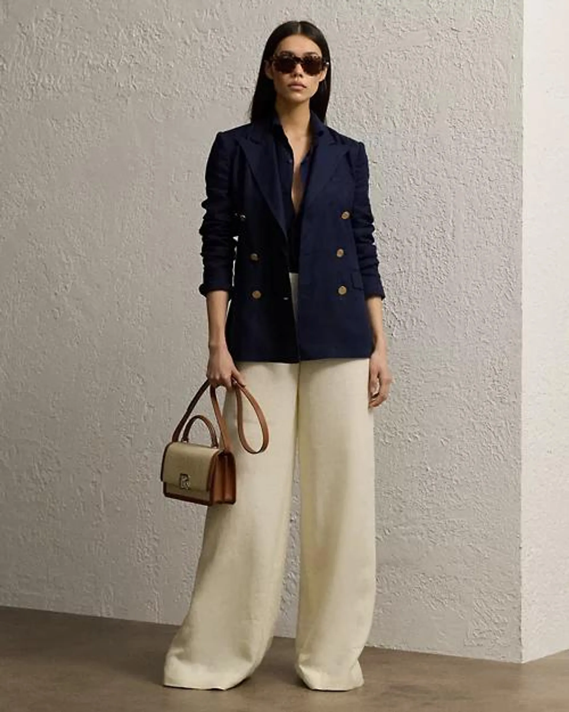 Daria Linen Wide-Leg Pant