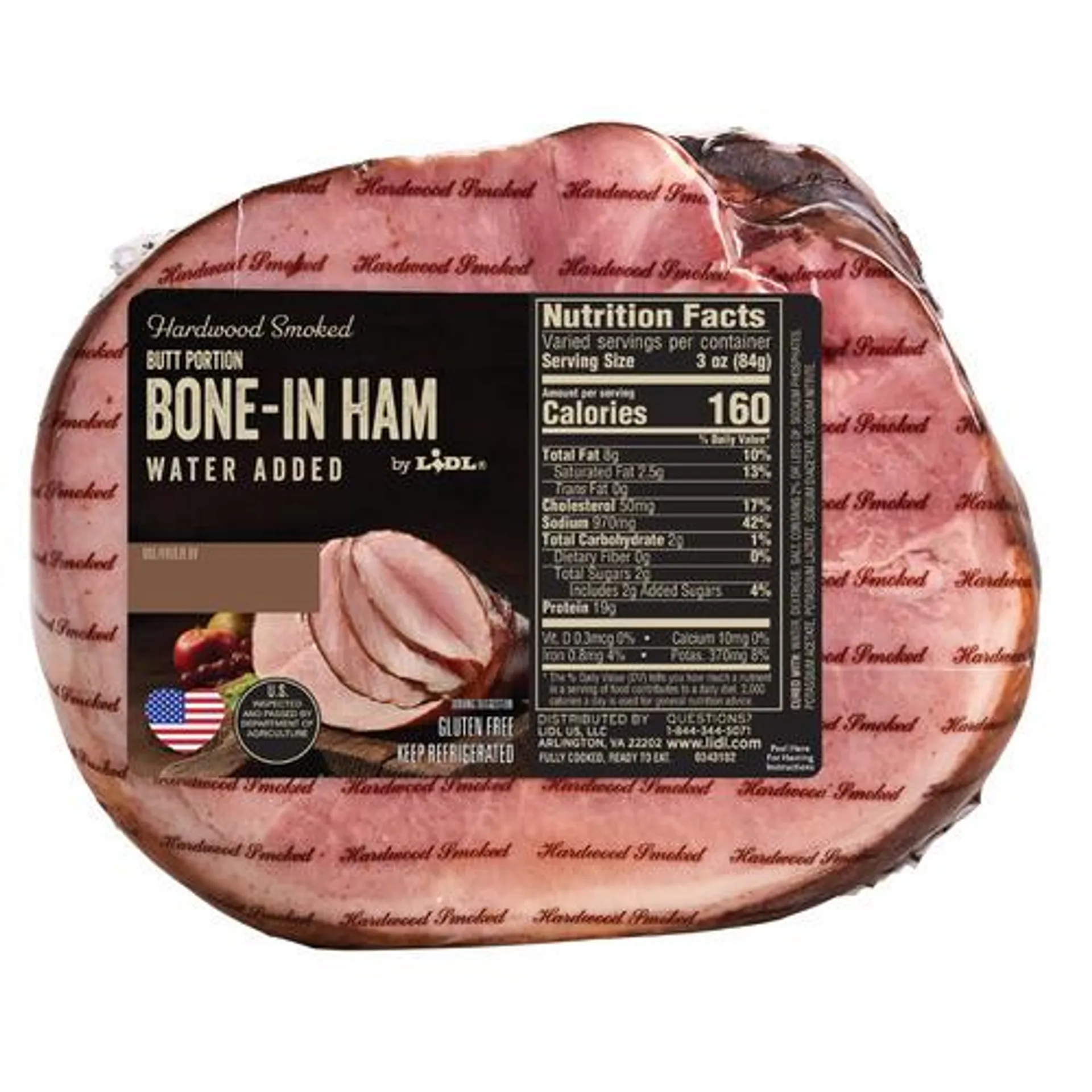 bone-in ham portion