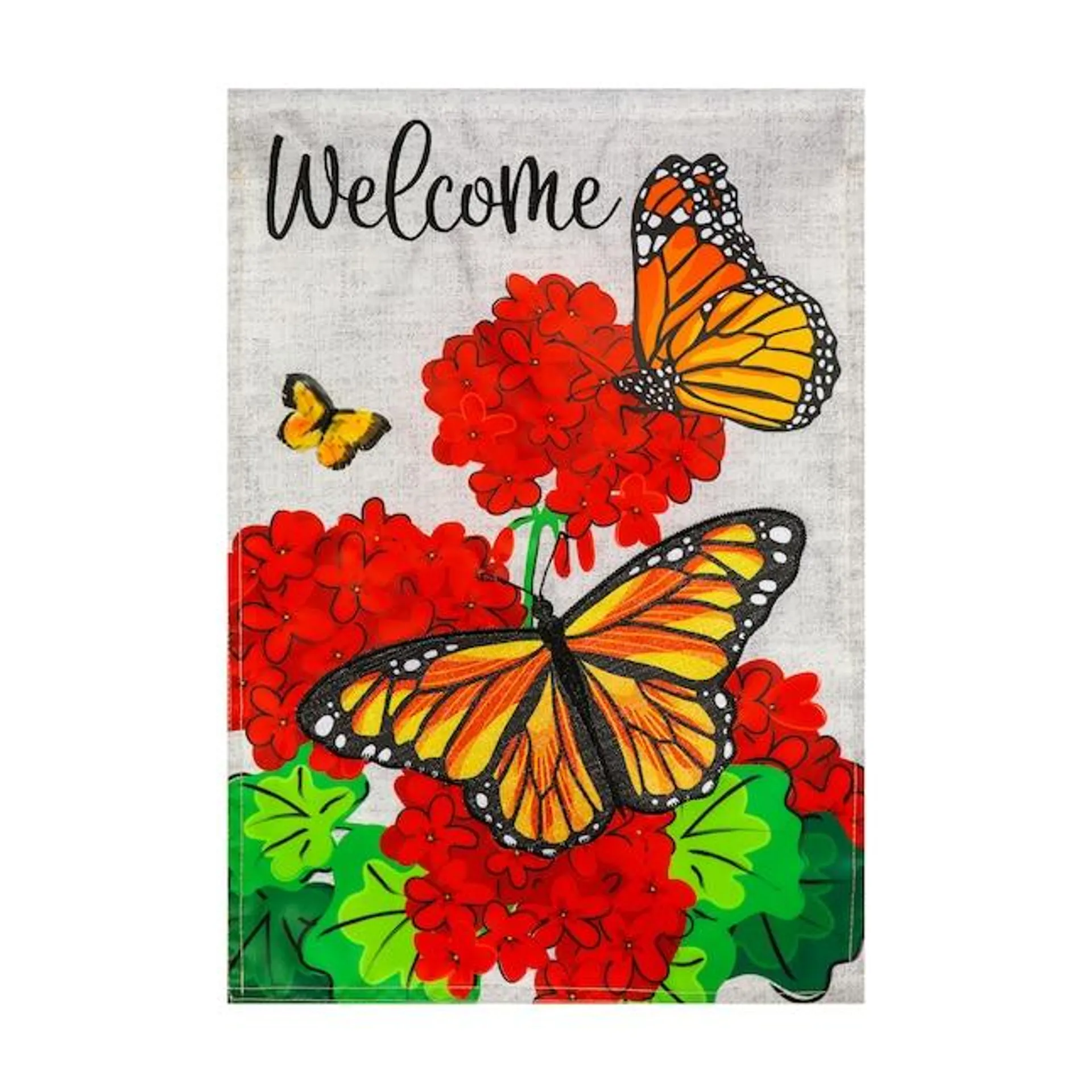 Style Selections 1-ft W x 1.5-ft H Summer Embroidered Garden flag