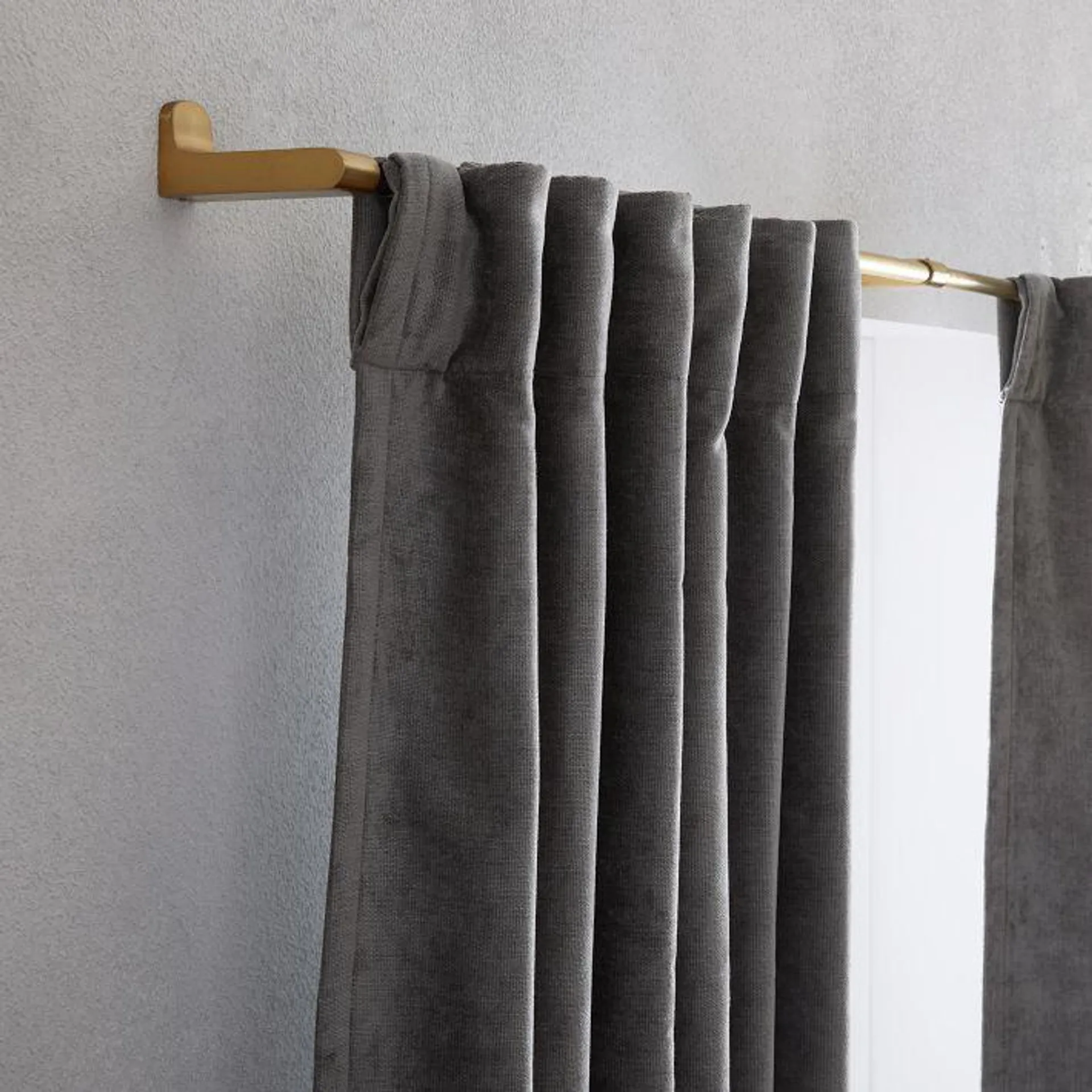 Worn Velvet Blackout Curtain