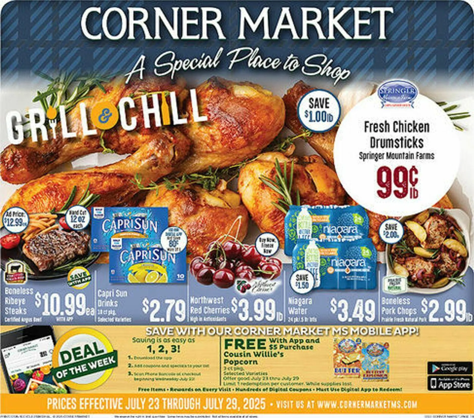 Weekly ad Corner Market from July 23 to July 29 2025 - Page 1