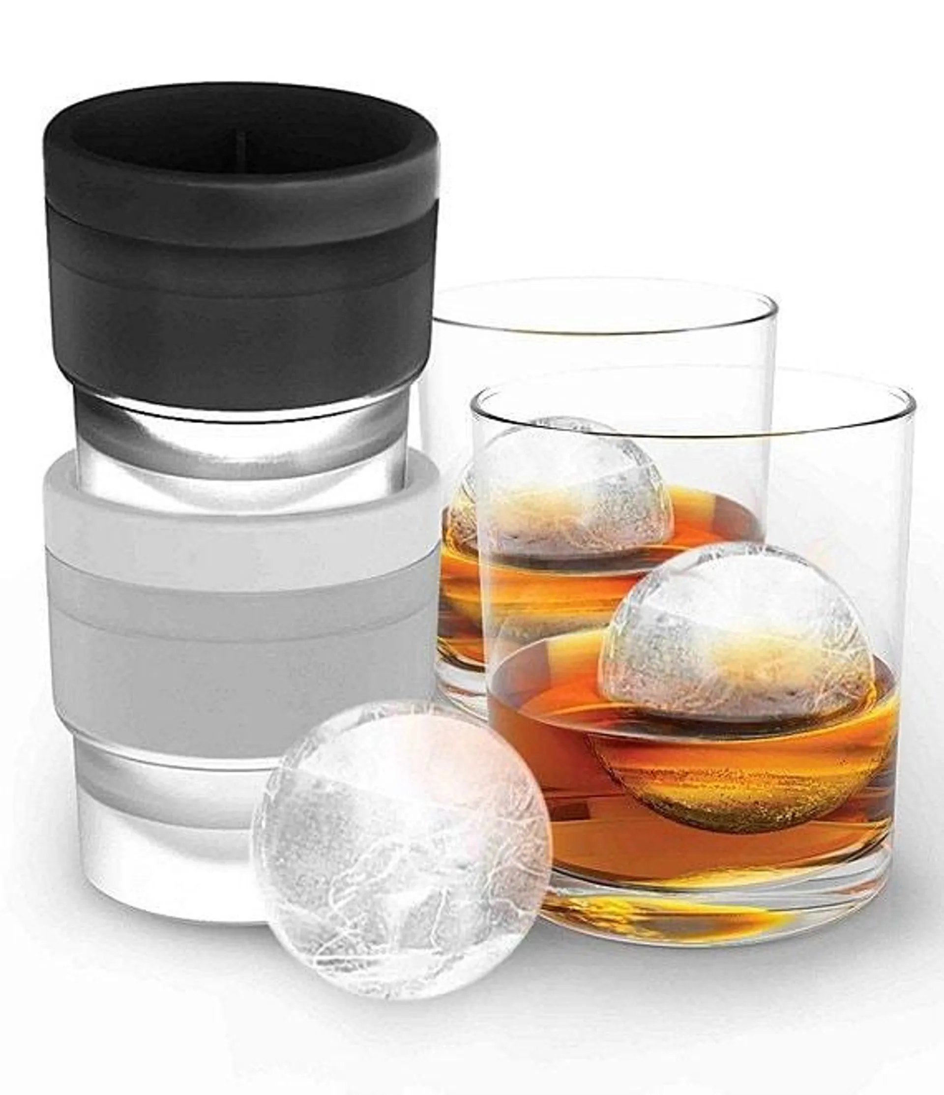 Whiskey Glass And Ice Mold Set