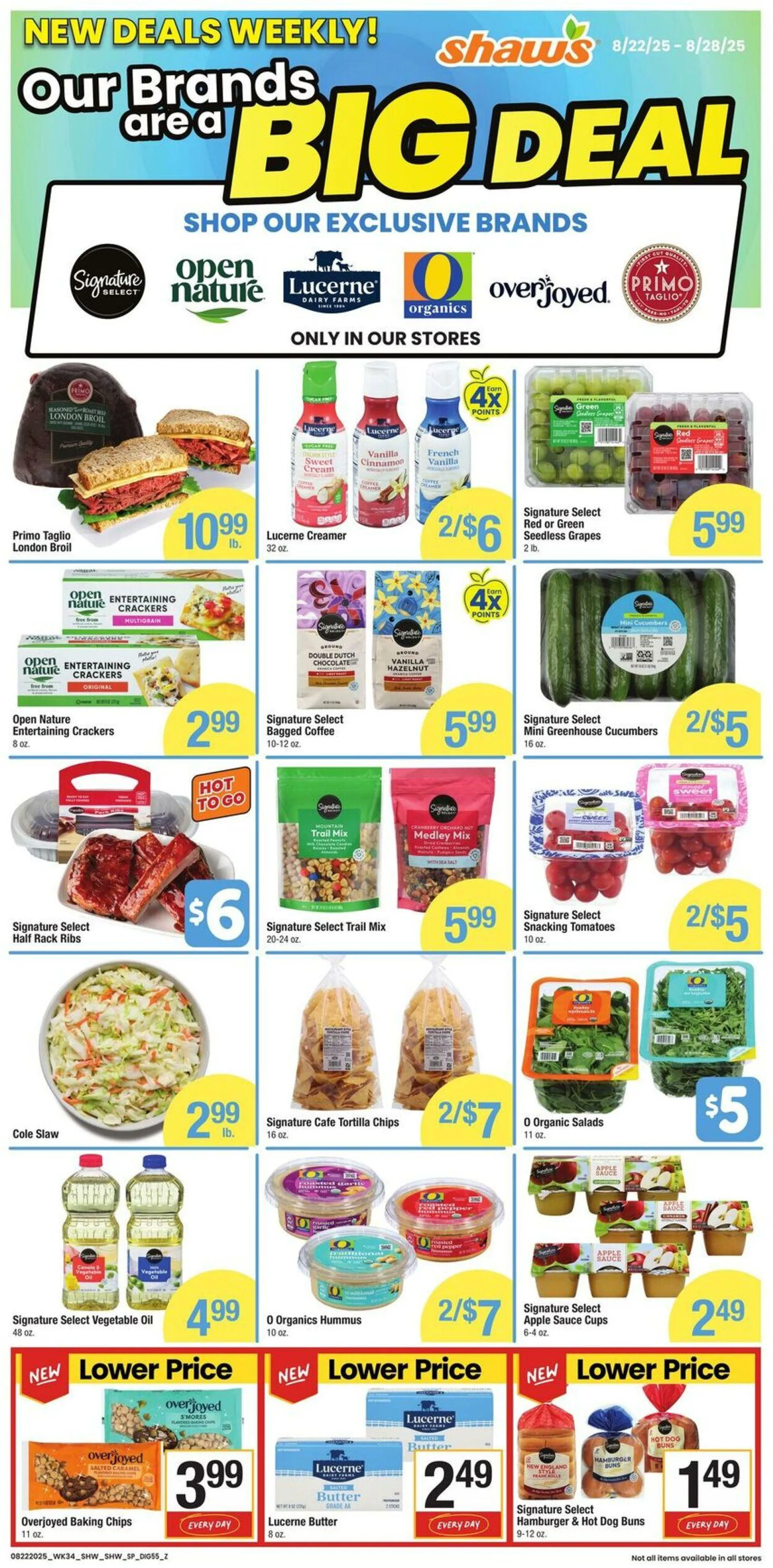Weekly ad Shaws from August 22 to August 28 2025 - Page 1