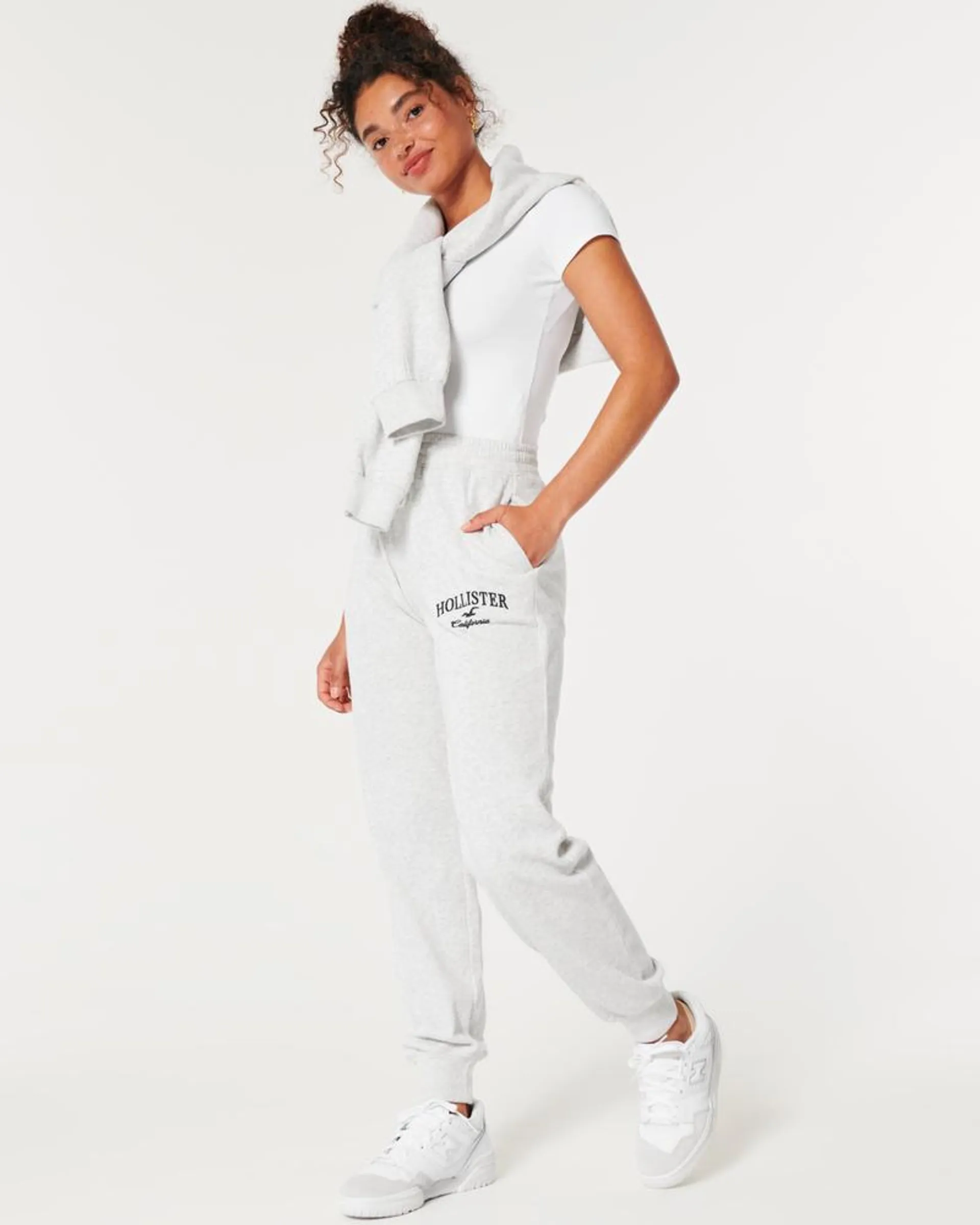 Ultra High-Rise Fleece Logo Joggers