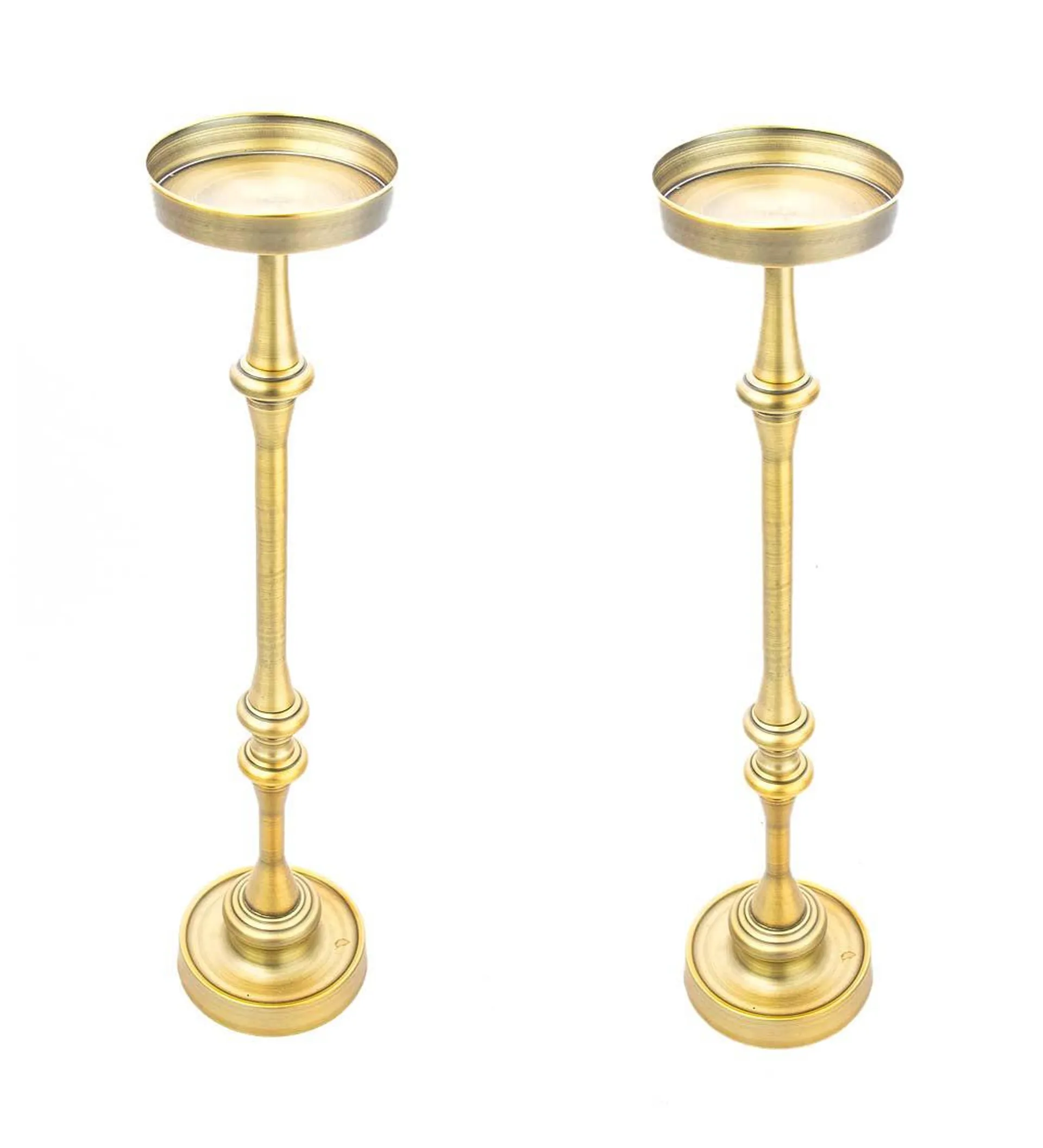 Martini Tables, Set of 2 - Brass