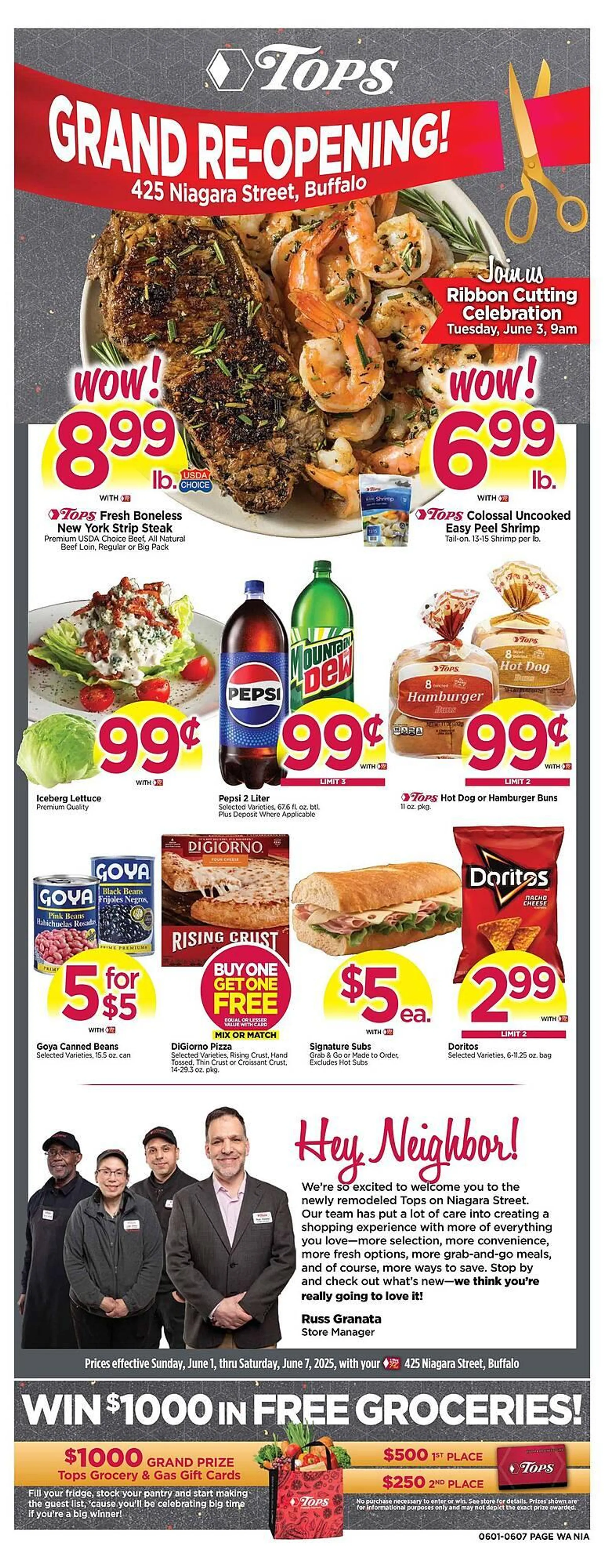 Weekly ad Tops Weekly Ad from June 2 to June 8 2025 - Page 1