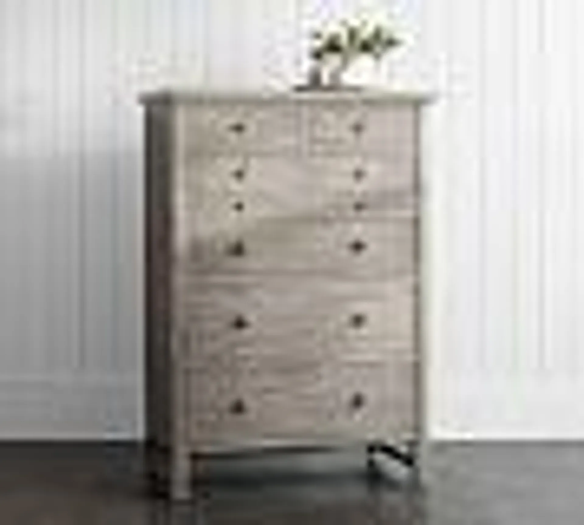 Farmhouse 7-Drawer Tall Dresser (38.5")