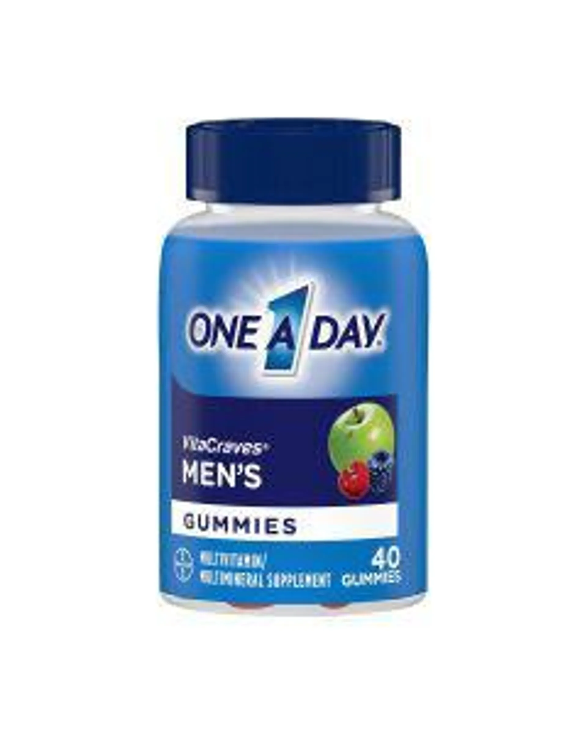 One A Day VitaCraves Men's Multivitamin Gummies, 40 ct