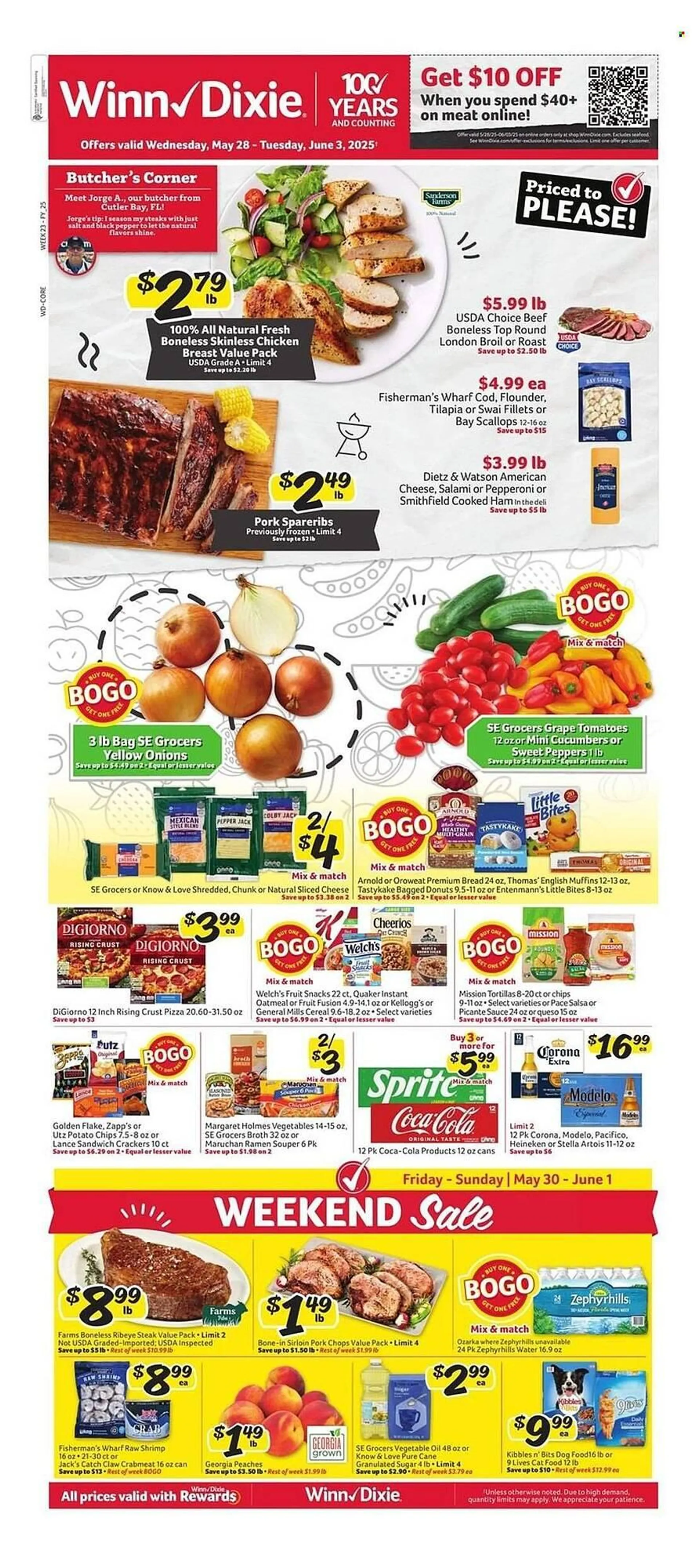 Weekly ad Winn Dixie Weekly Ad from May 28 to June 3 2025 - Page 1
