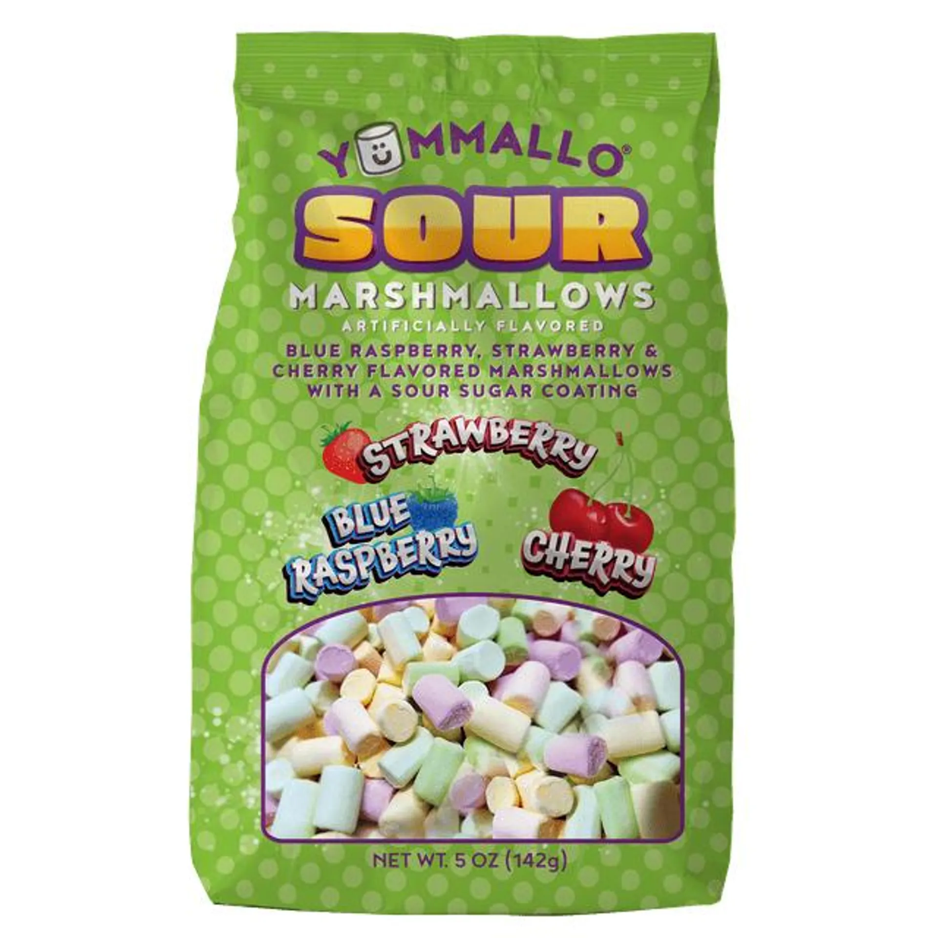 Yummallo Sour Marshmallows, 5 oz (142 g)