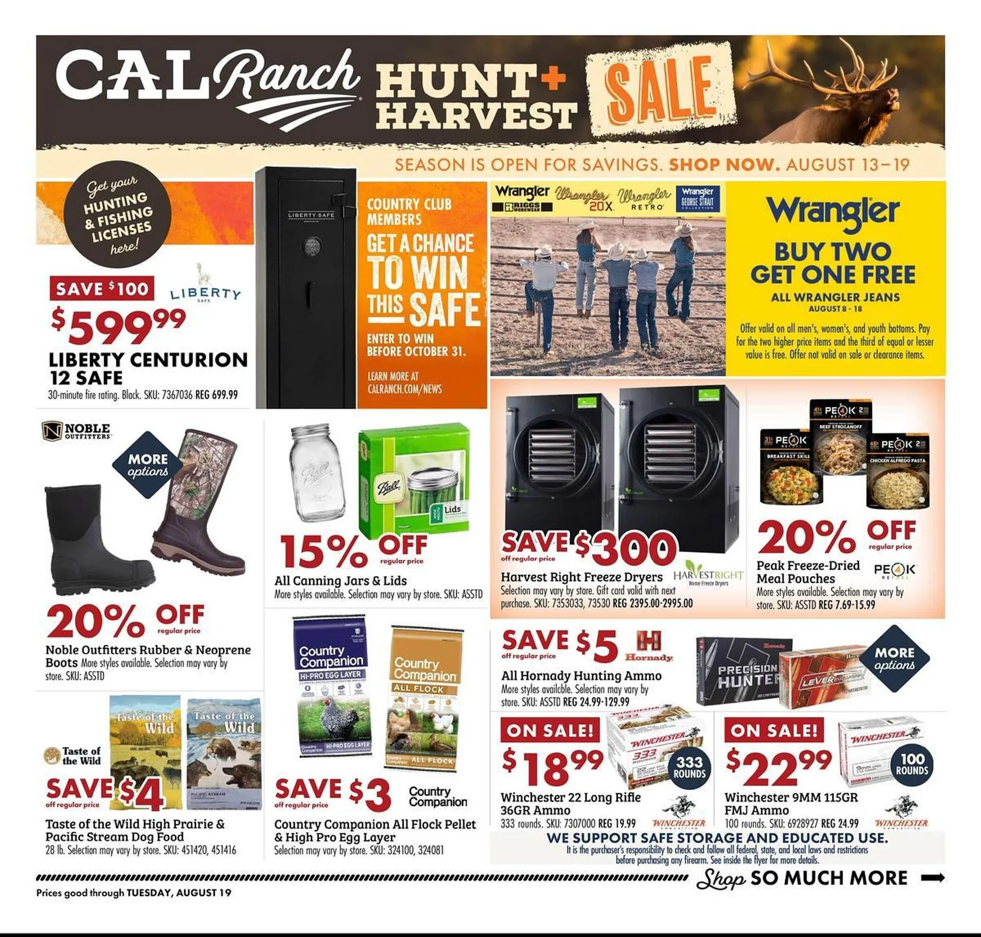Weekly ad C A L Ranch Stores Weekly Ad from August 13 to August 19 2025 - Page 1