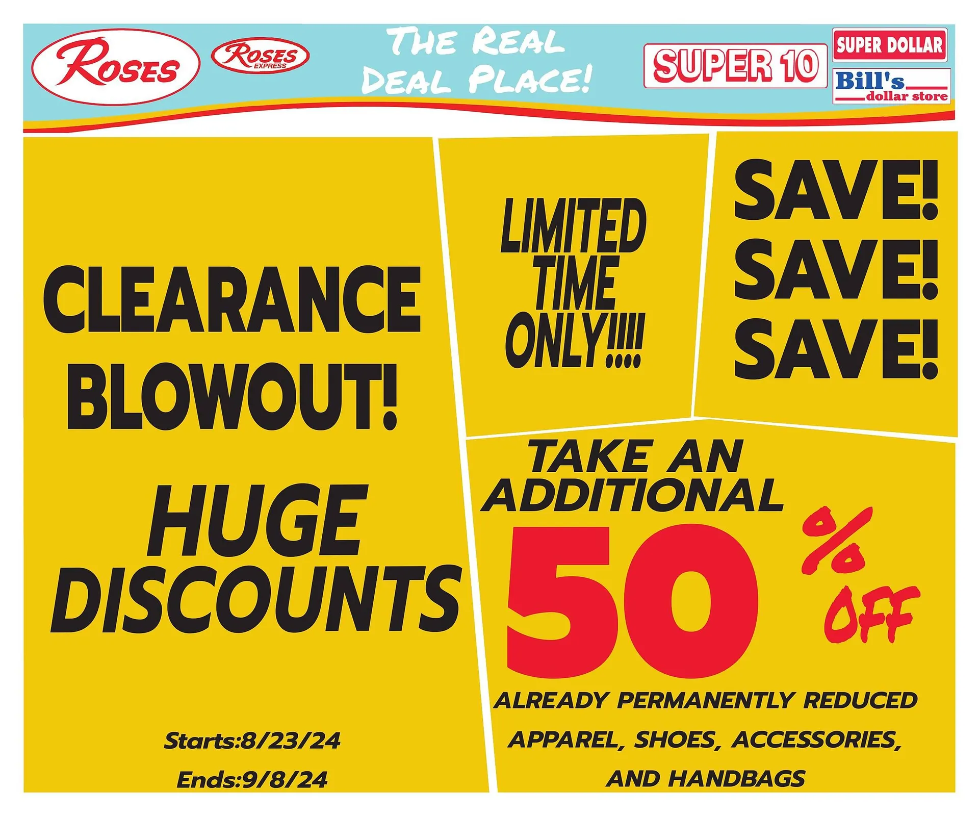 Roses Discount Store Weekly Ad - 1