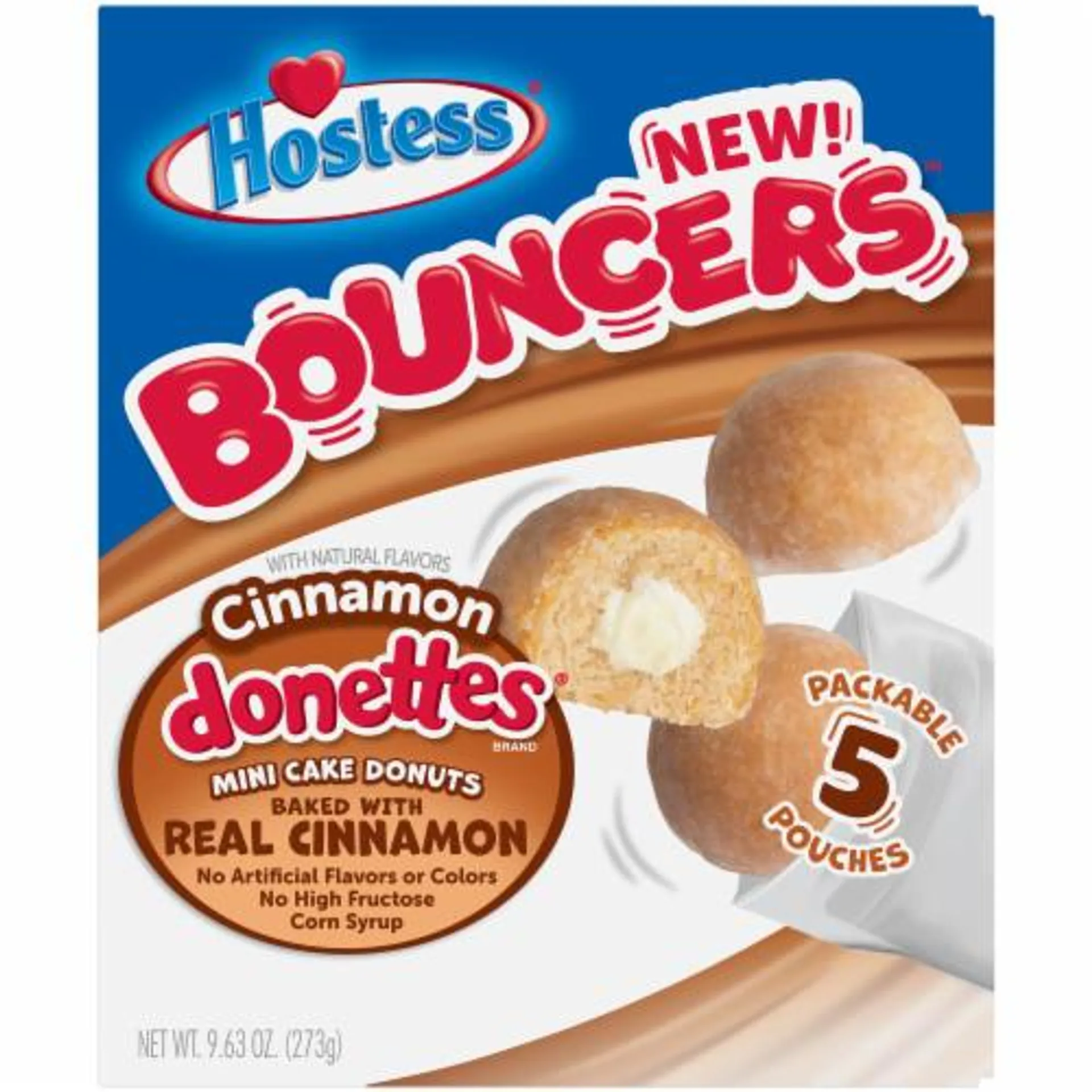 Hostess® Bouncers™ Cinnamon Donettes Mini Cake Donuts