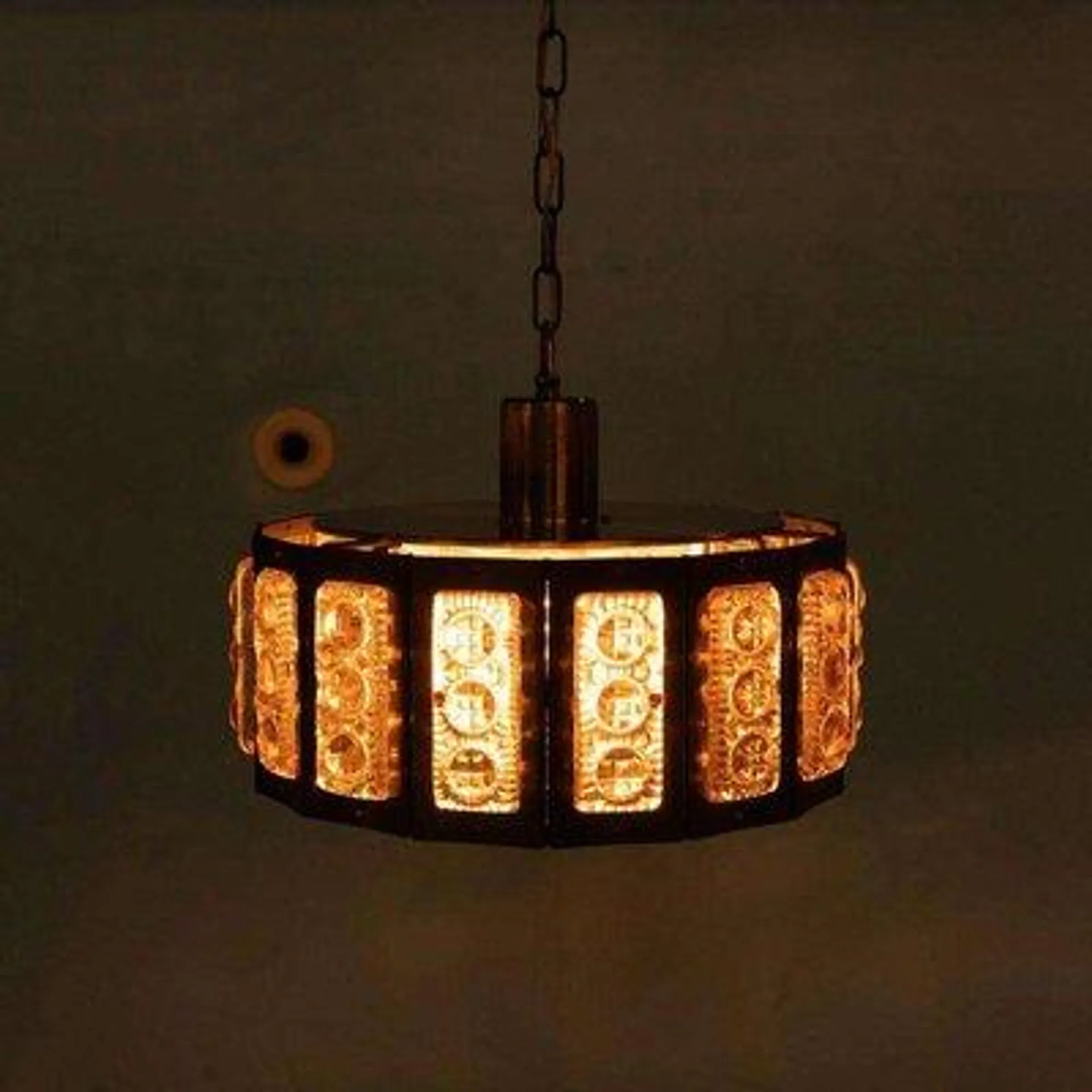 Mid-Century Danish Glass Pendant