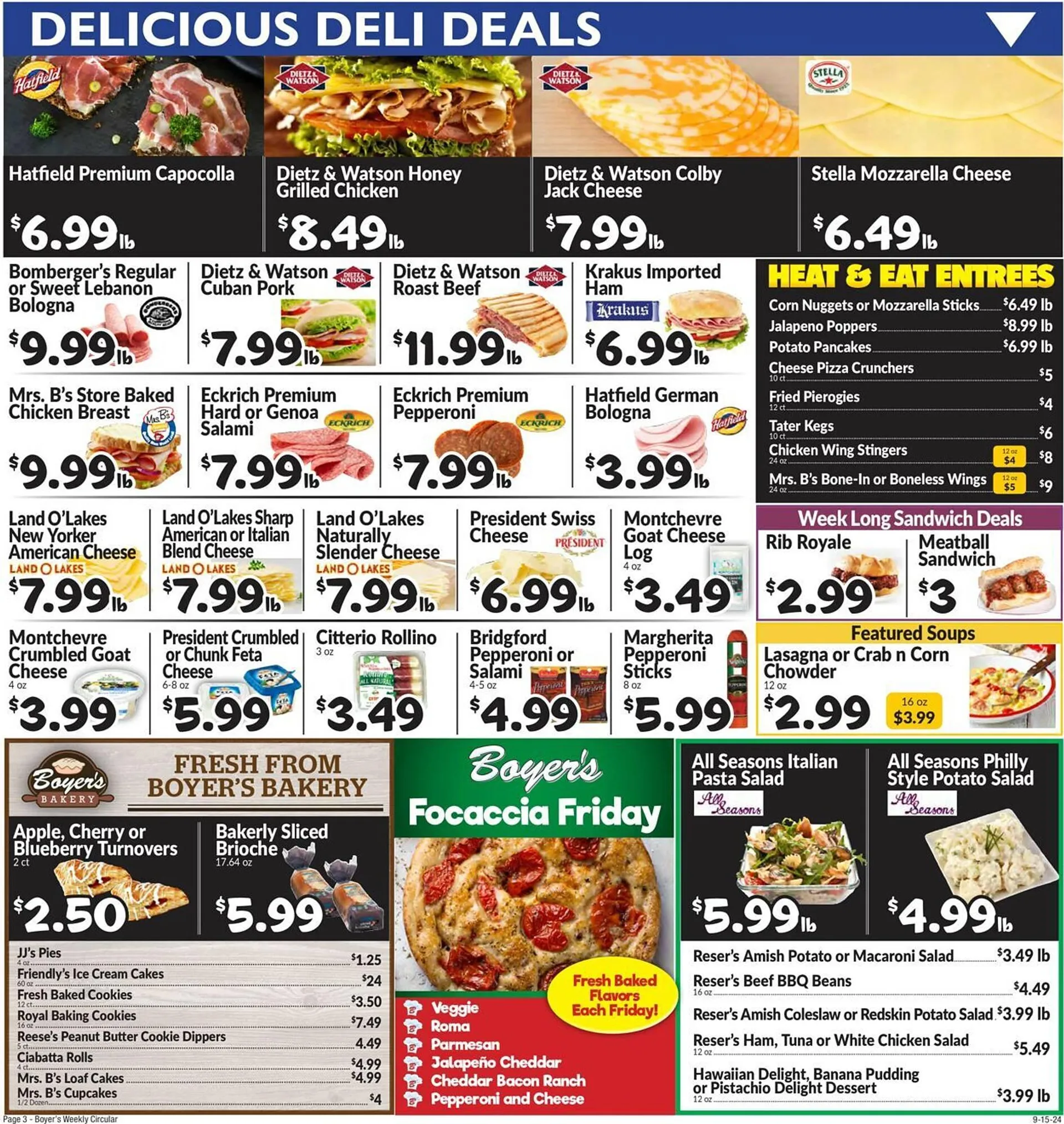 Weekly ad Boyer's Food Markets Weekly Ad from September 15 to September 21 2024 - Page 5