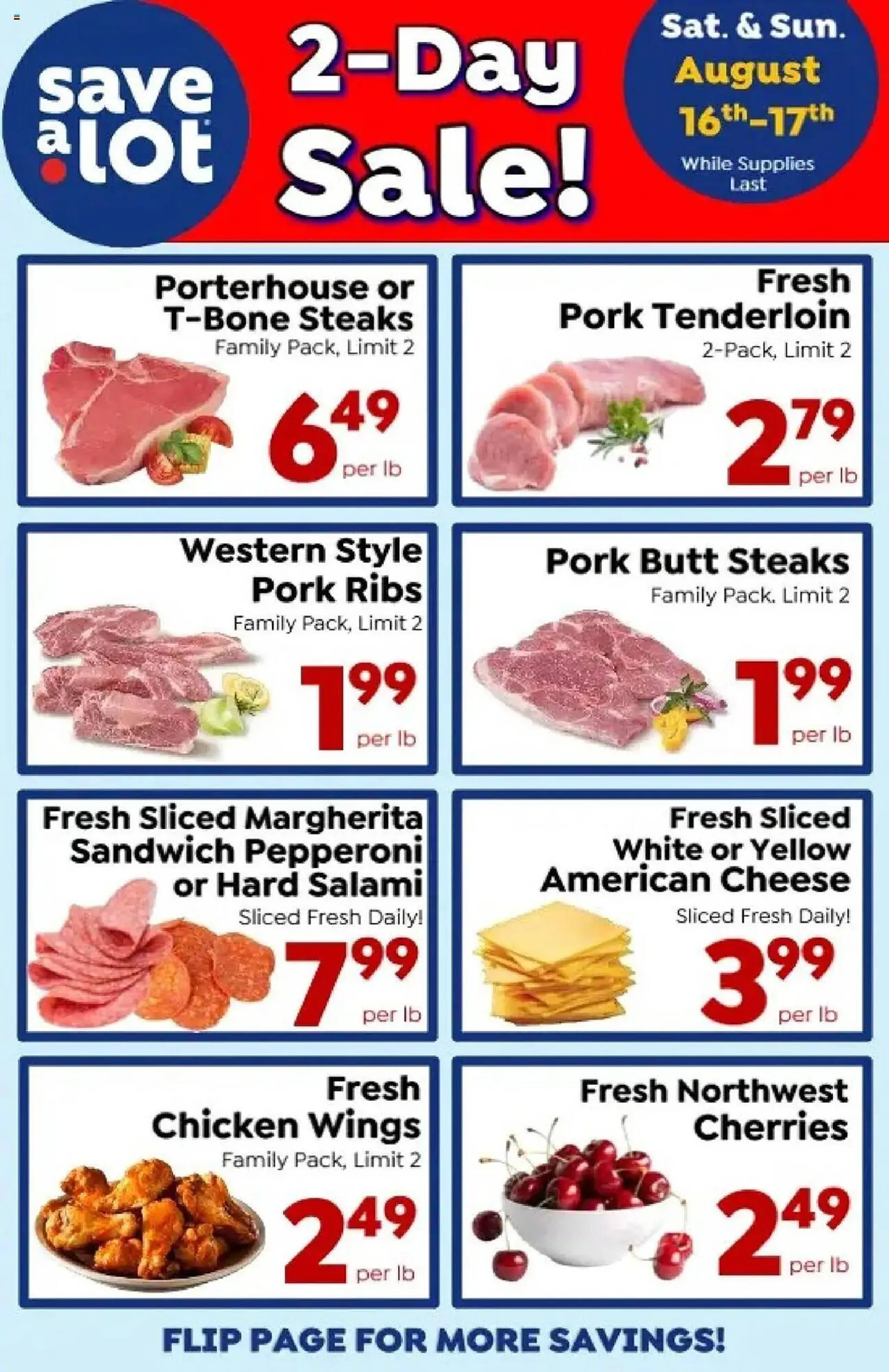 Weekly ad Save a Lot Weekly Ad from August 11 to August 18 2025 - Page 1