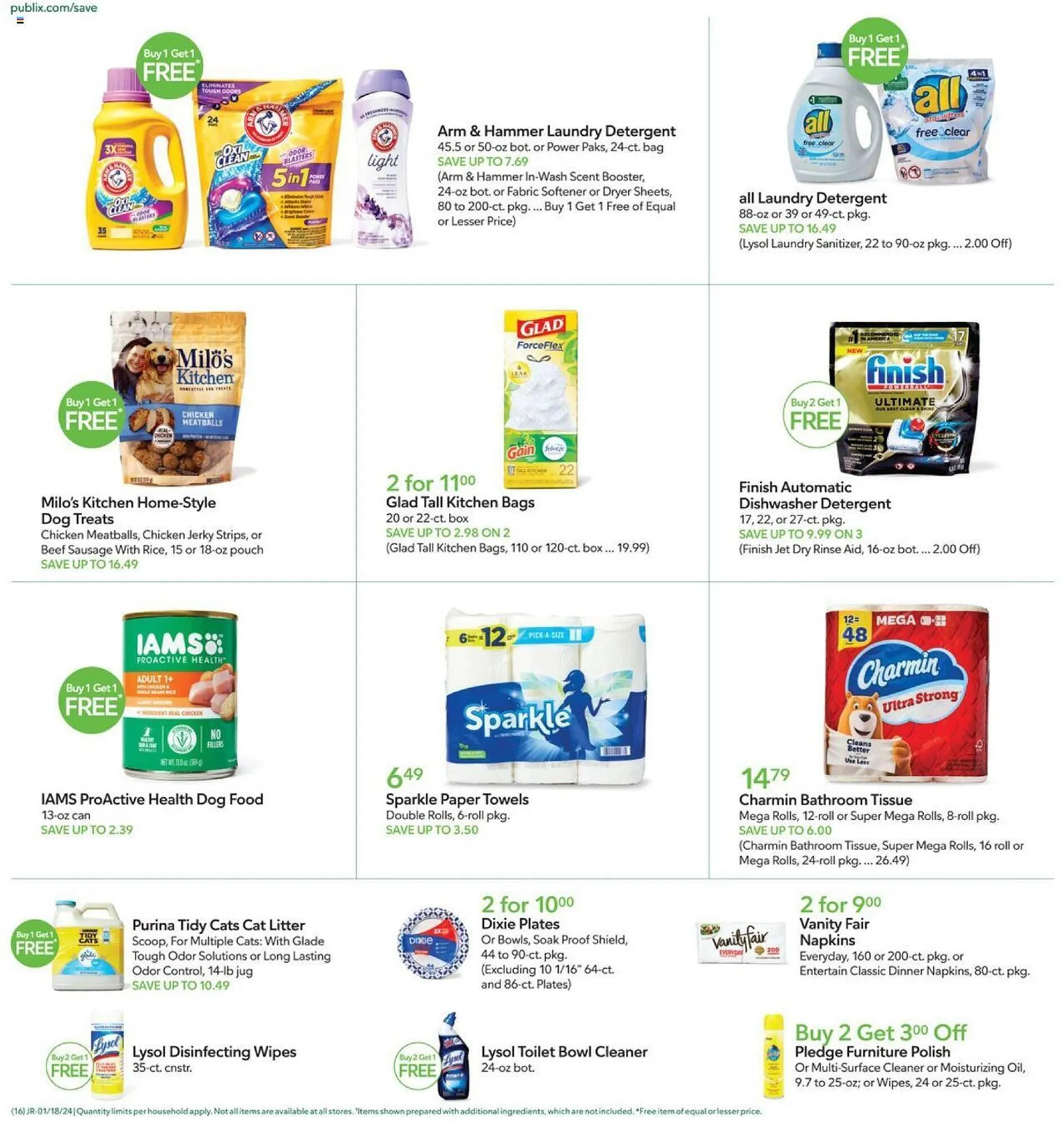 Weekly ad Publix Weekly Ad from January 17 to January 23 2024 - Page 16