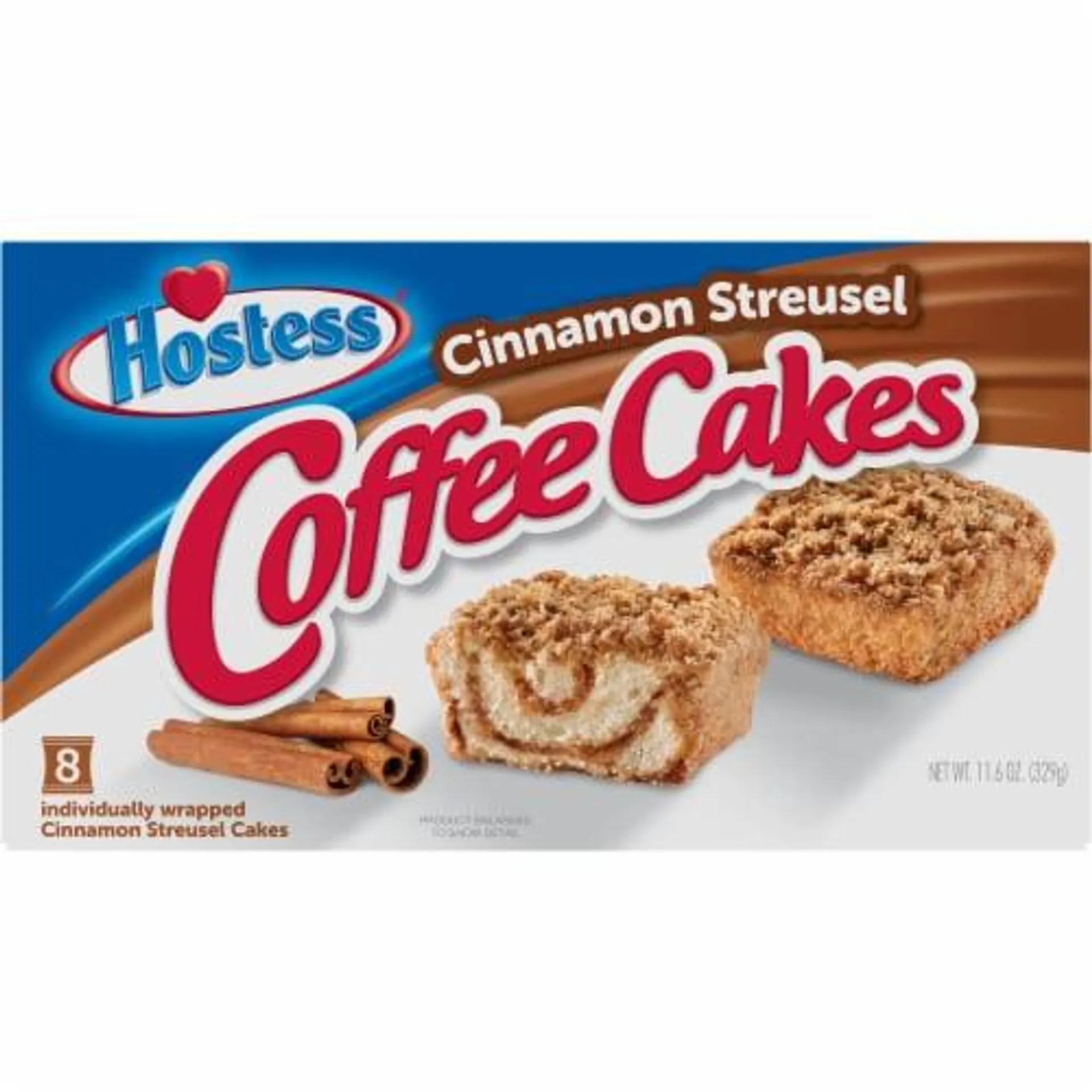 Hostess® Coffee Cakes Cinnamon Coffee Cake Topped with Streusel