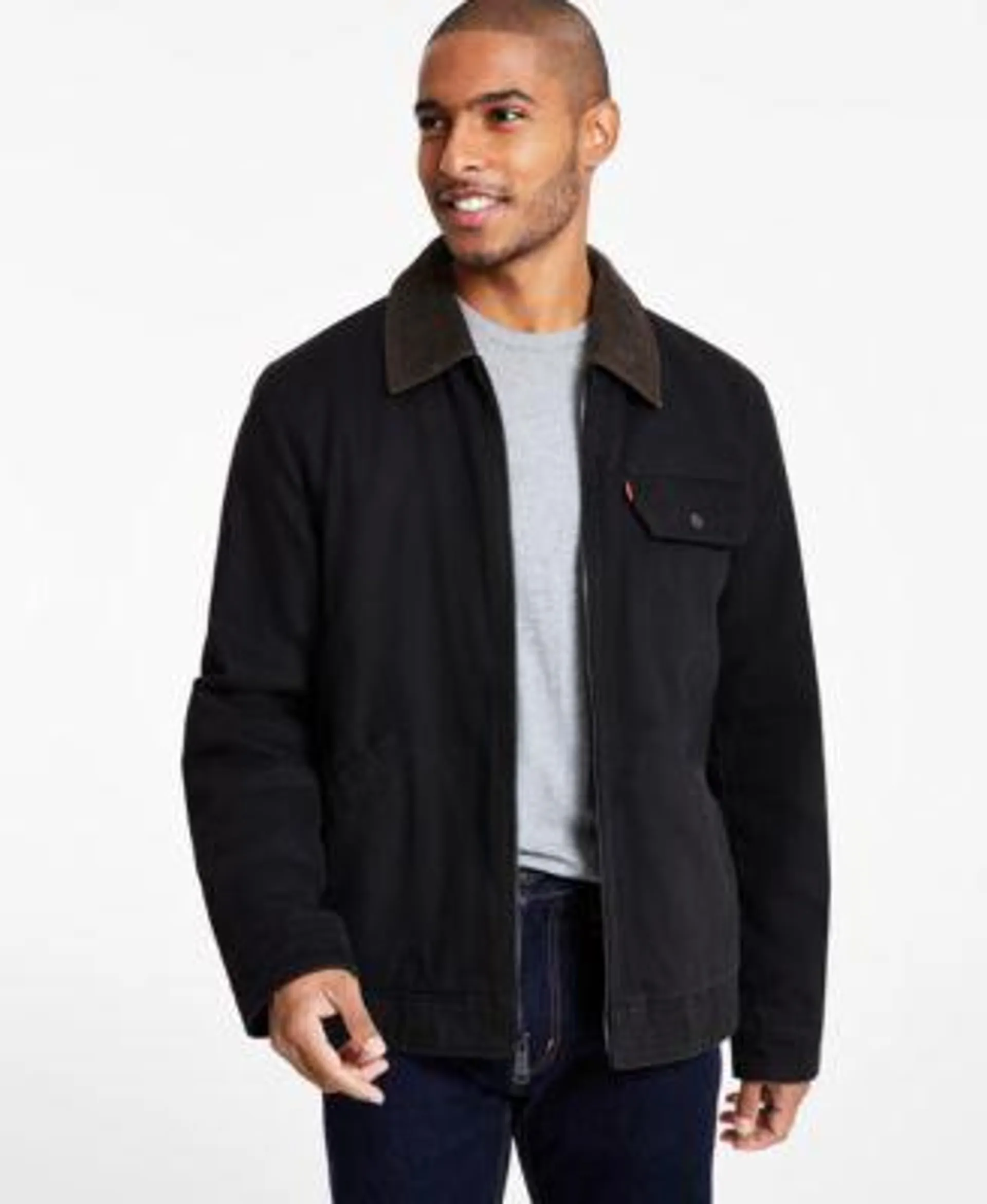 Levi’s® Men's Cotton Canvas Zip-Front Utility Jacket