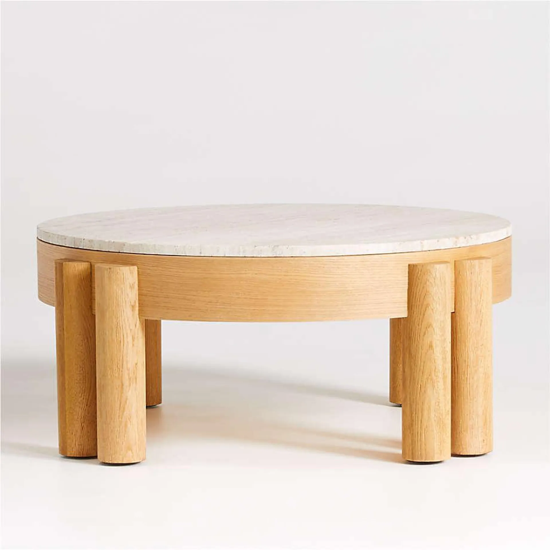 Oasis Round Wood Coffee Table