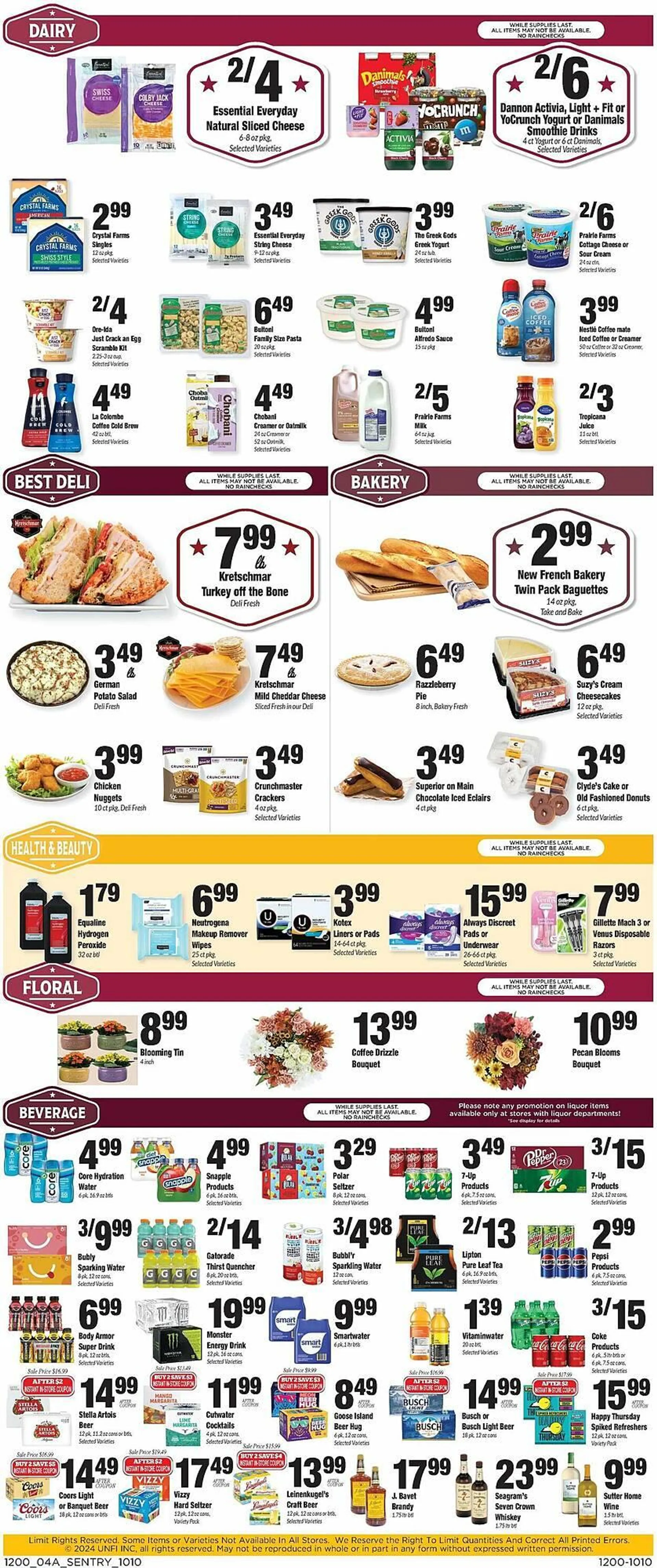 Weekly ad Sentry Weekly Ad from October 10 to October 16 2024 - Page 4