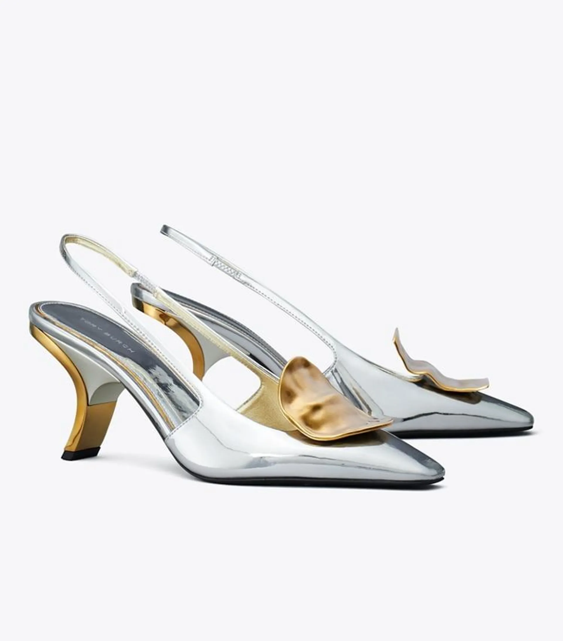 PATOS MISMATCHED SLINGBACK HEEL