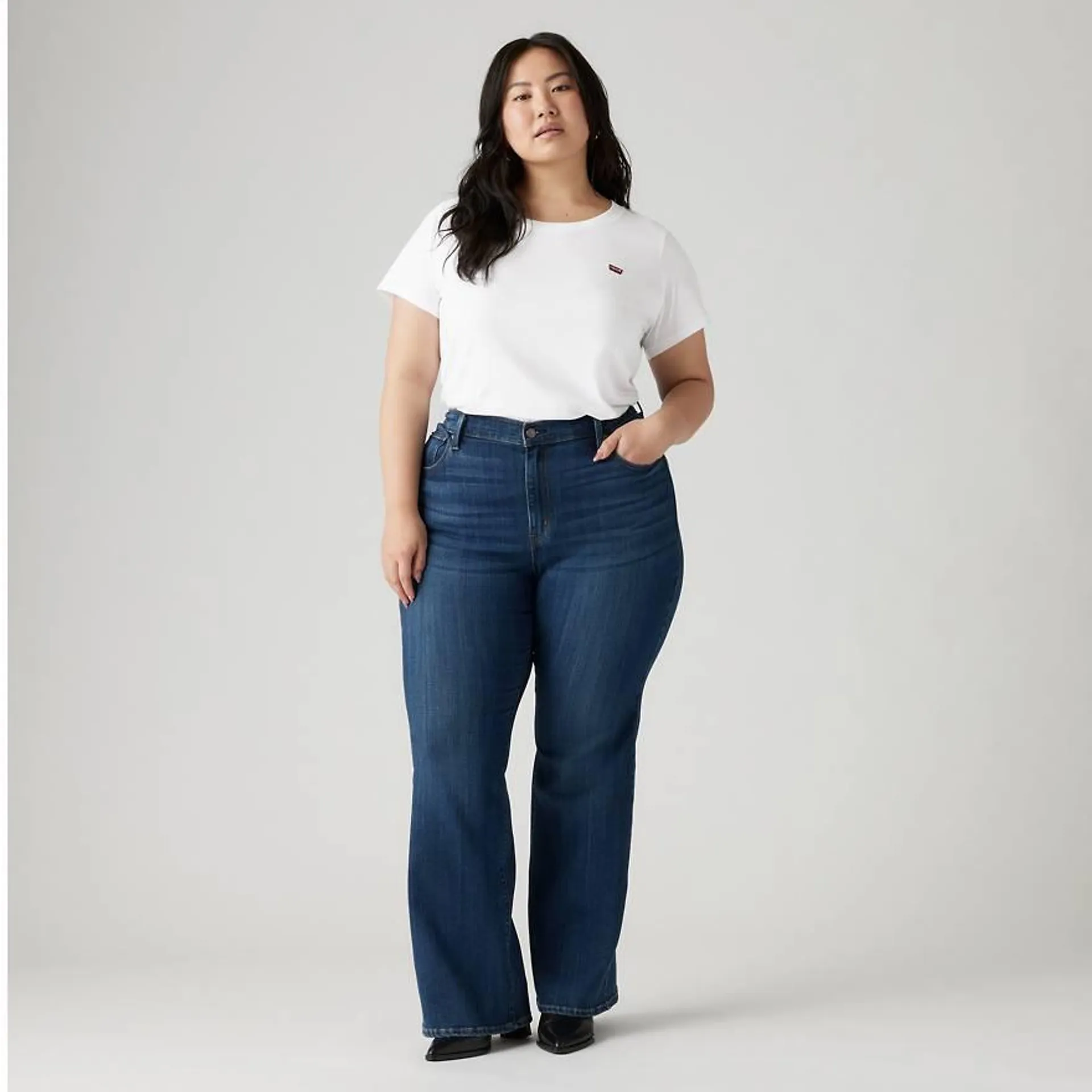 726 High Rise Flare Women's Jeans (plus Size)