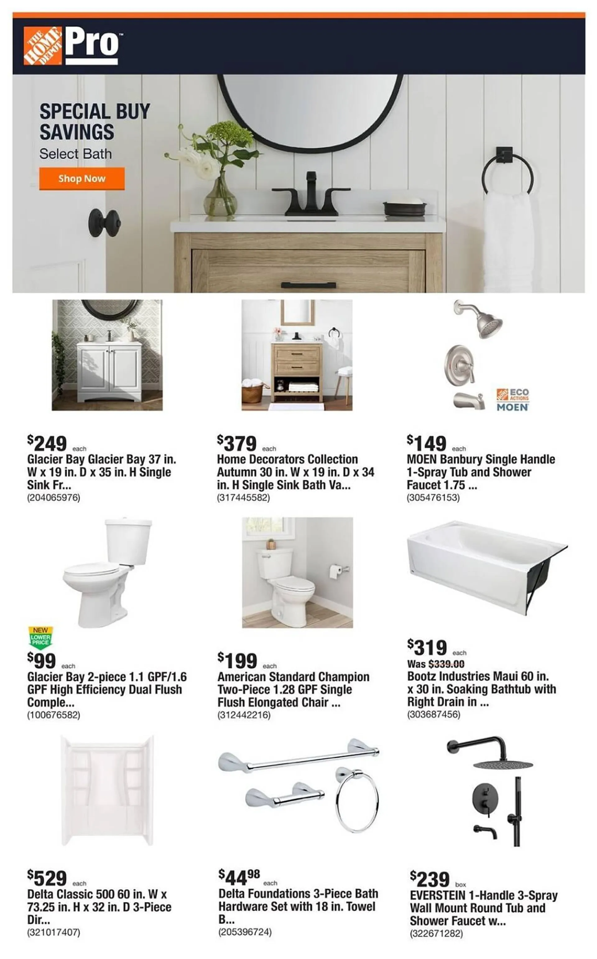 Weekly ad The Home Depot Weekly Ad from April 1 to April 9 2024 - Page 1