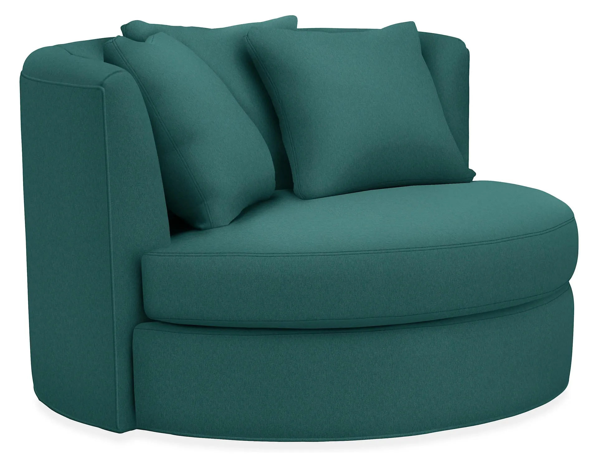 Alcove 51" Swivel Chair in Pelham Haze