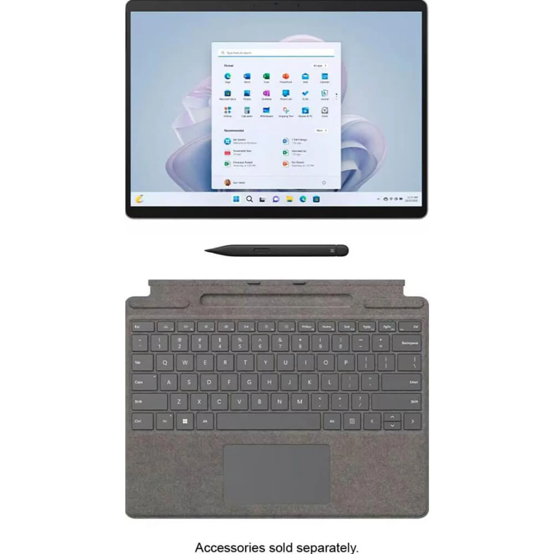 13 inch Surface Pro 9 - Touchscreen - Intel Evo i5 - 8GB/256GB - Platinum