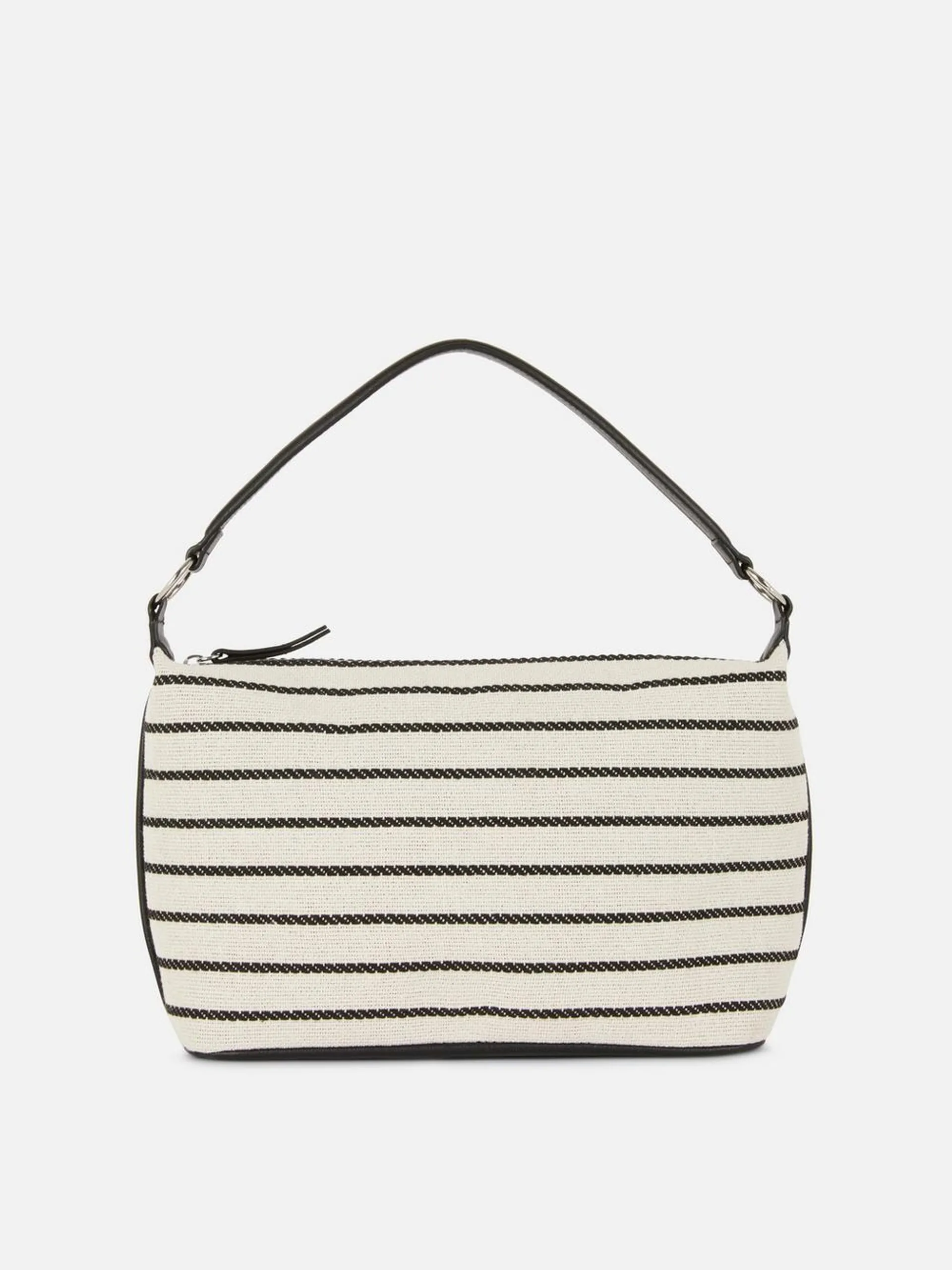 Paula Echevarría Striped Shoulder Bag
