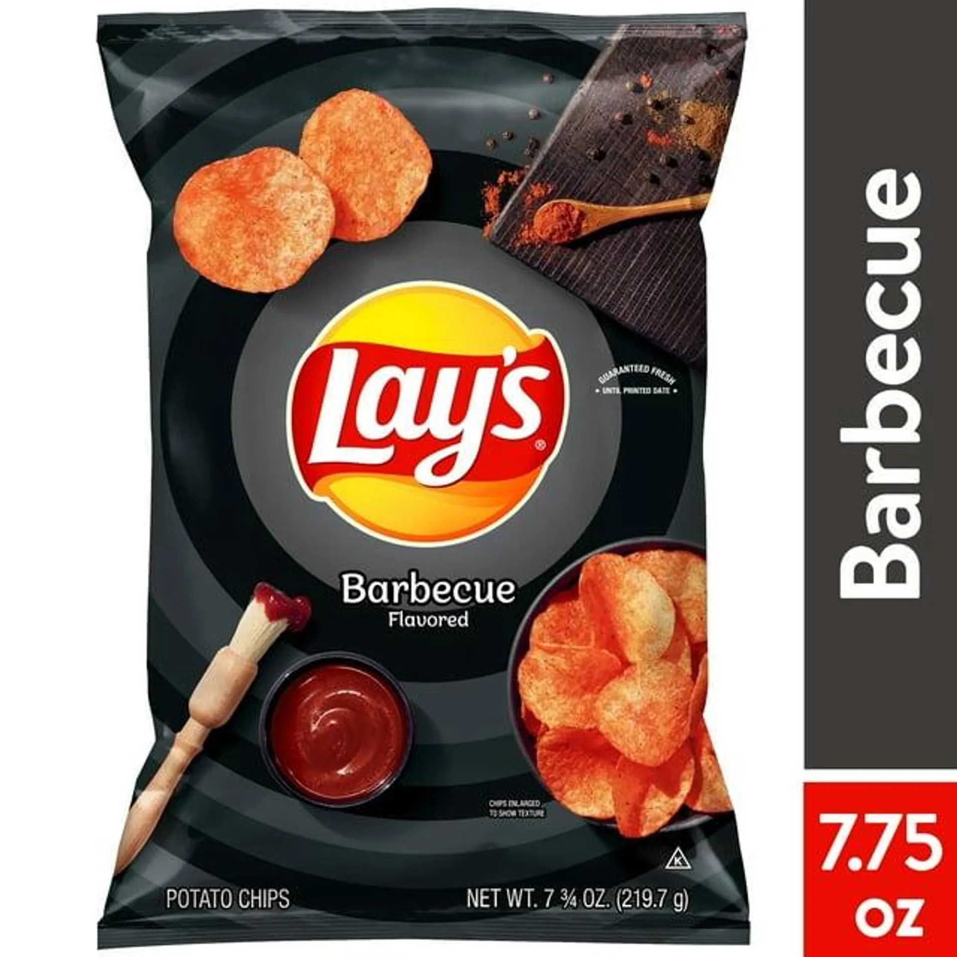 Lay's Barbecue Flavored Potato Chips 7.75 Ounce Bag