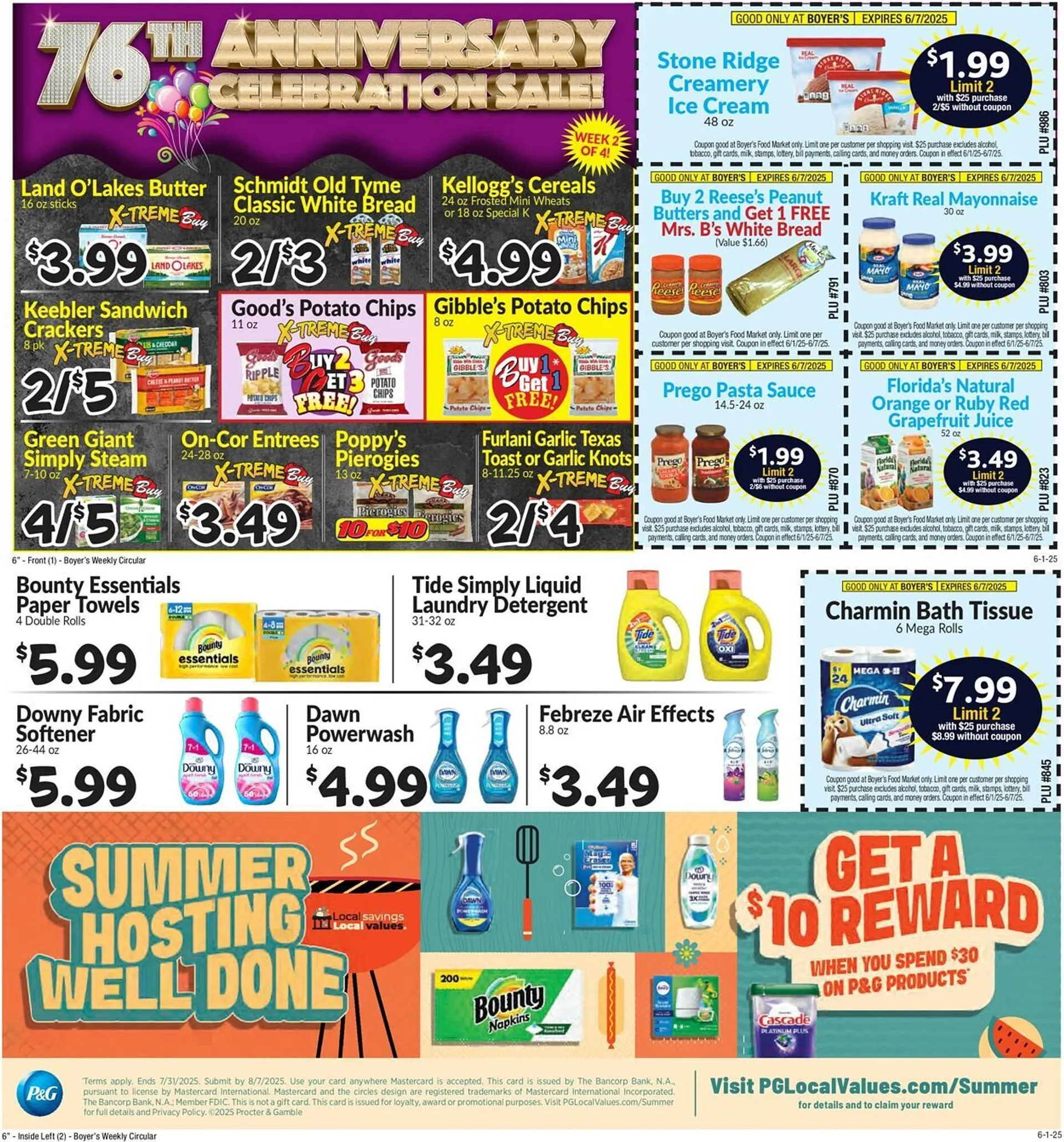 Weekly ad Boyer's Food Markets Weekly Ad from June 1 to June 28 2025 - Page 1