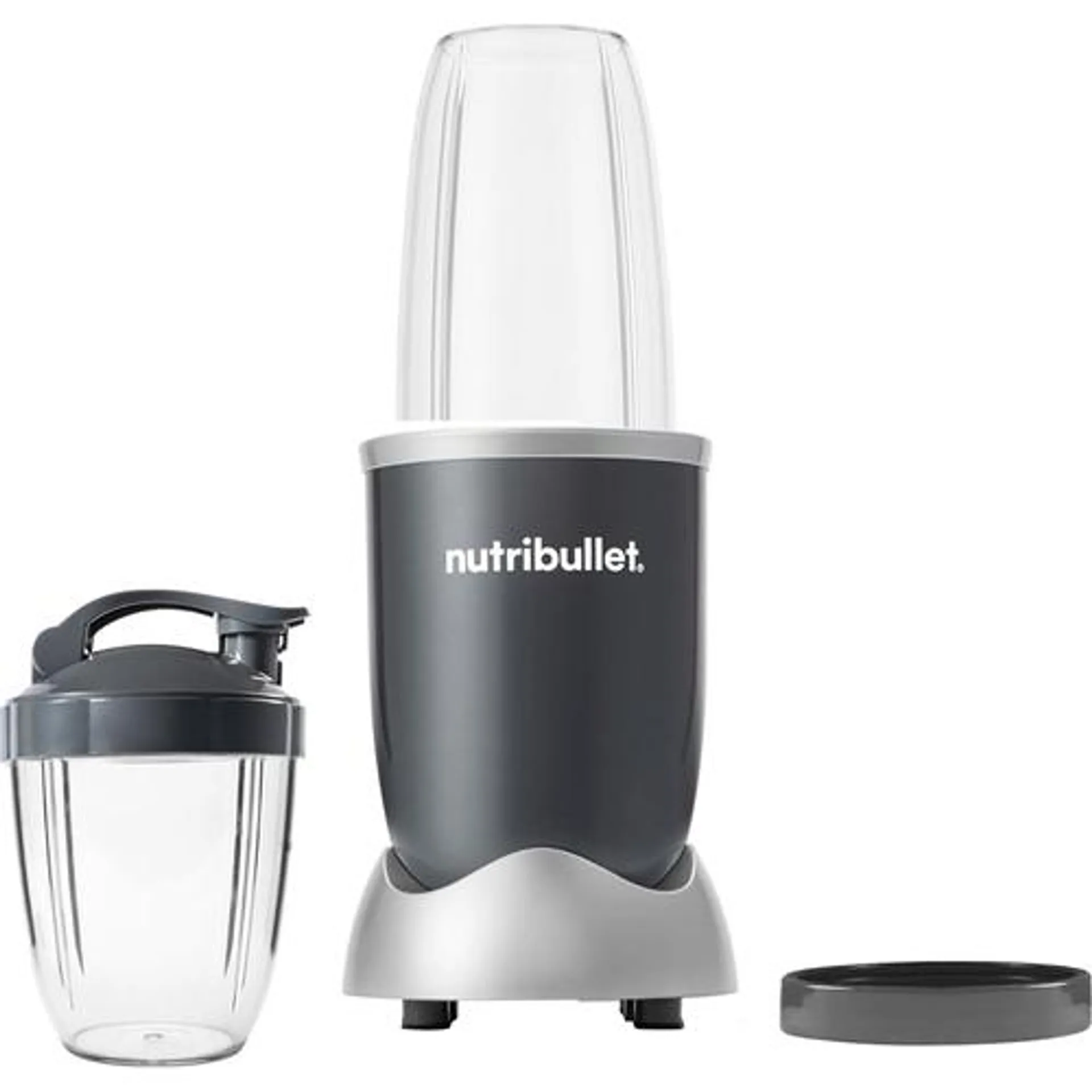 NutriBullet 600W Personal Blender RNBR-0401, Gray (Refurbished) - Open Box