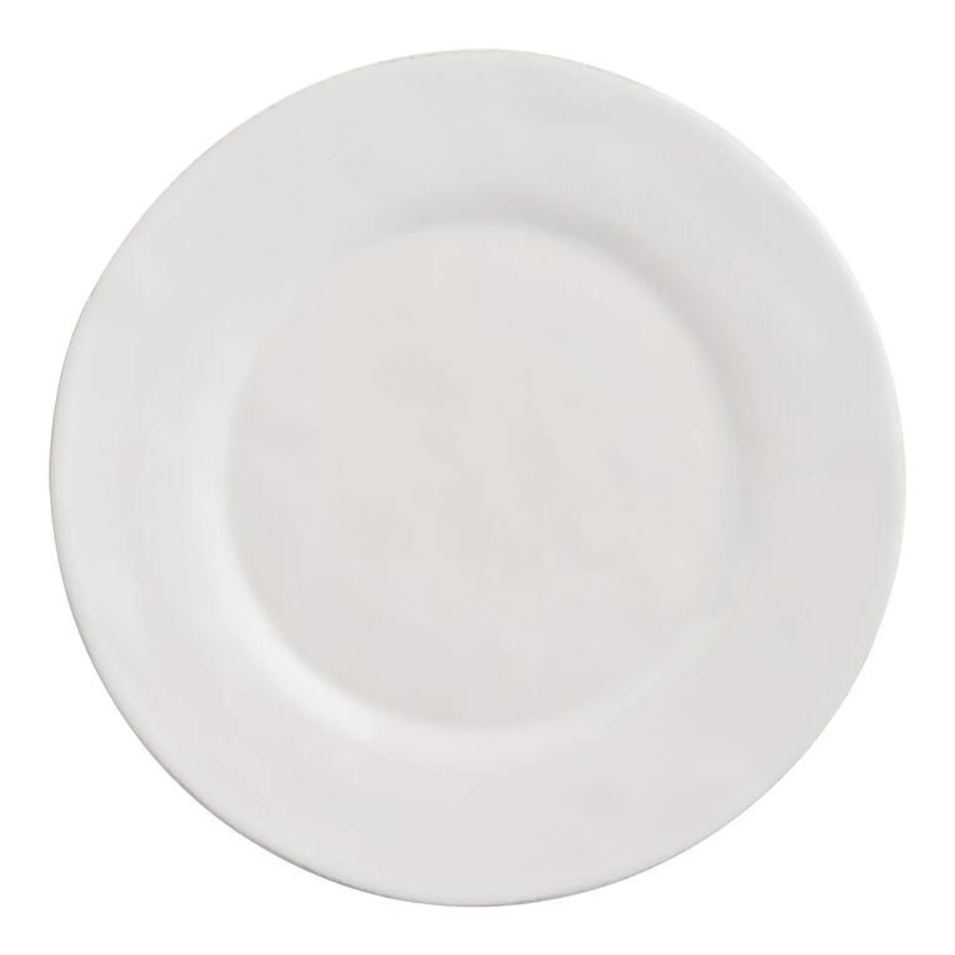Prado White Reactive Glaze Salad Plate