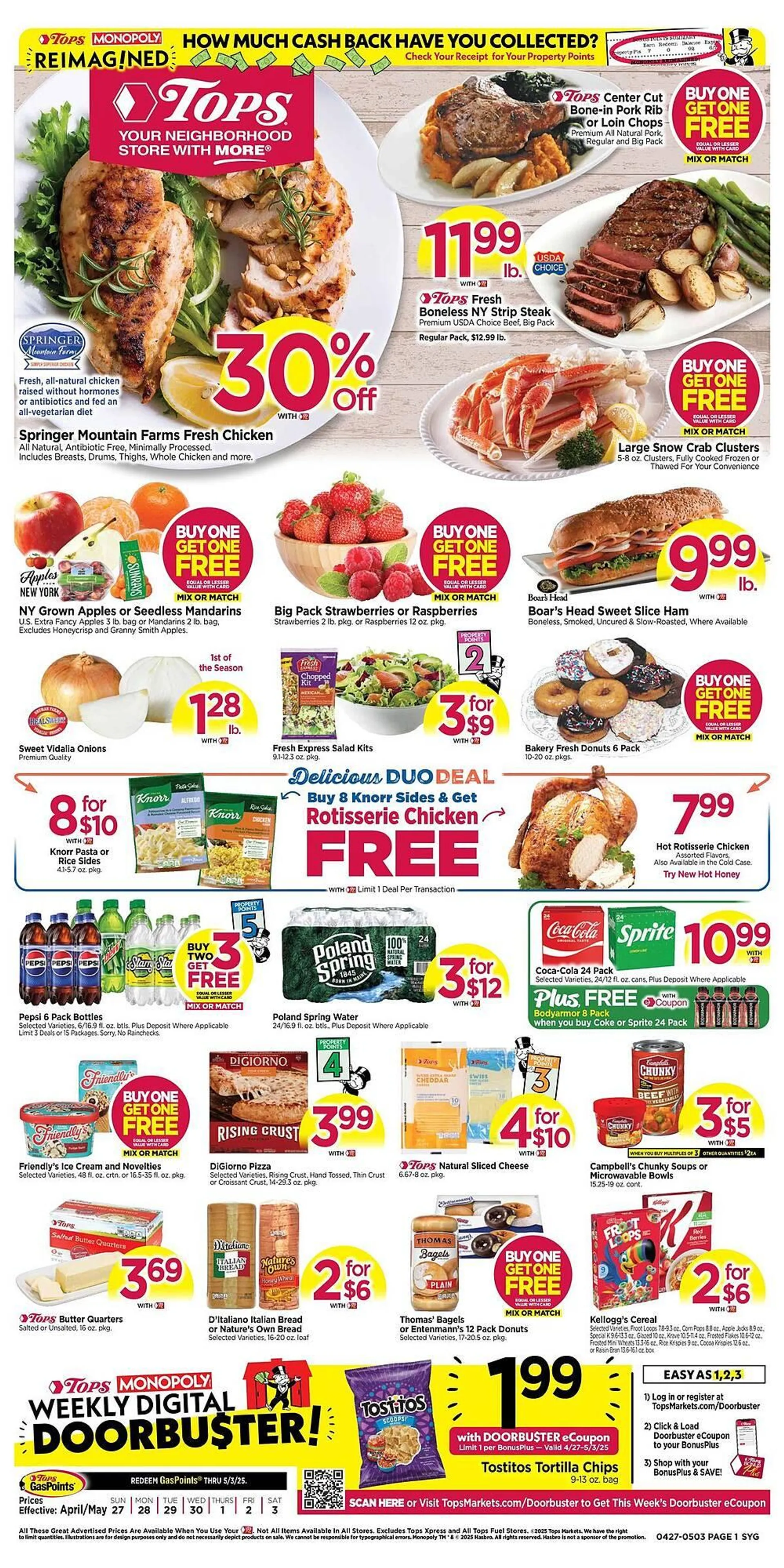 Tops Weekly Ad - 1