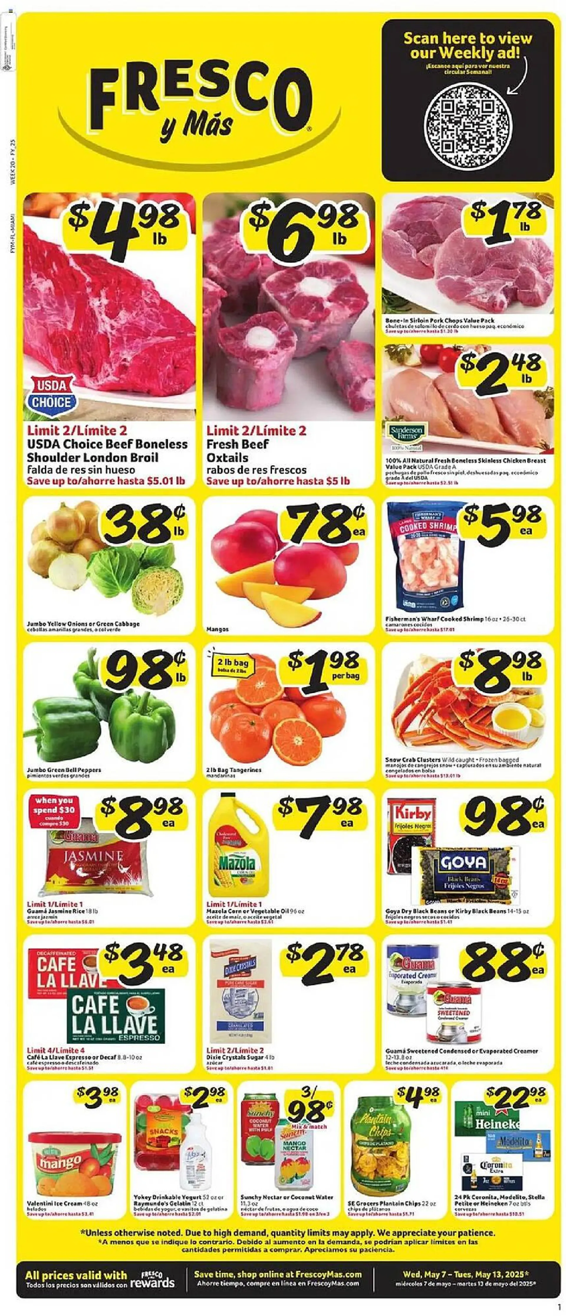 Fresco y Más Weekly Ad - 1