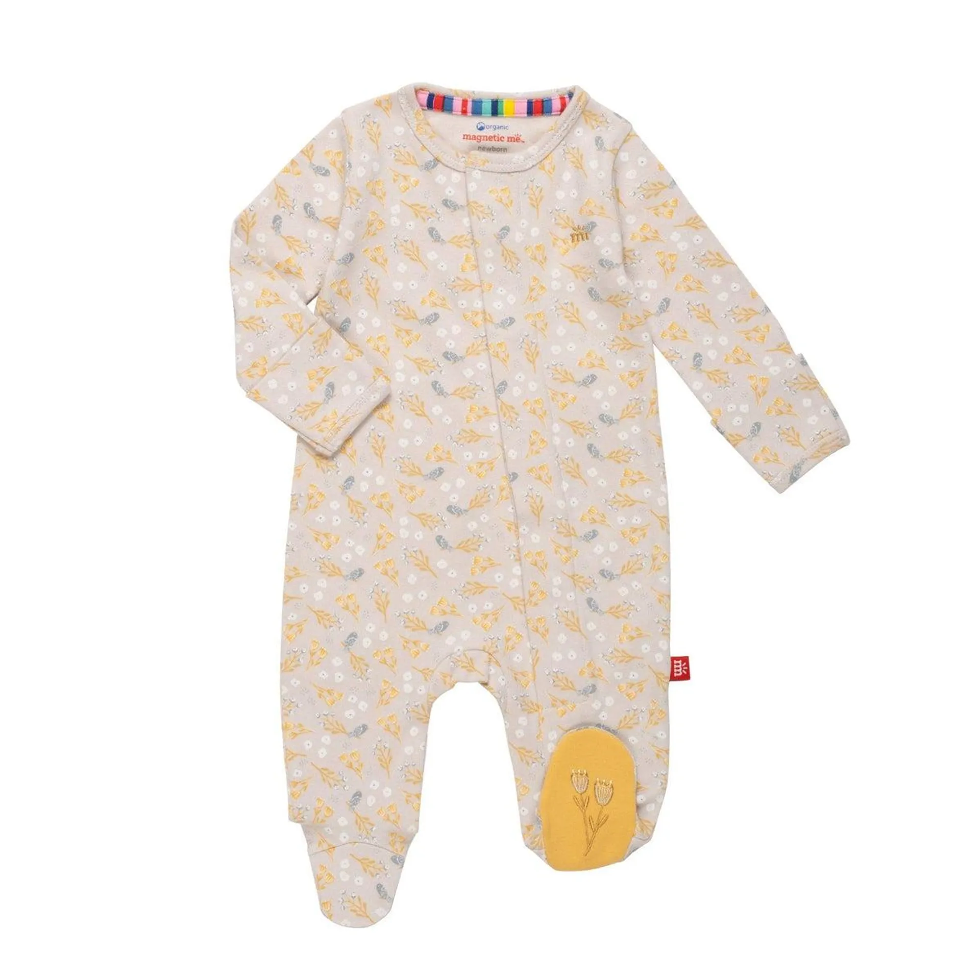 Magnetic Me Logan Organic Cotton Magnetic Parent Favorite Footie