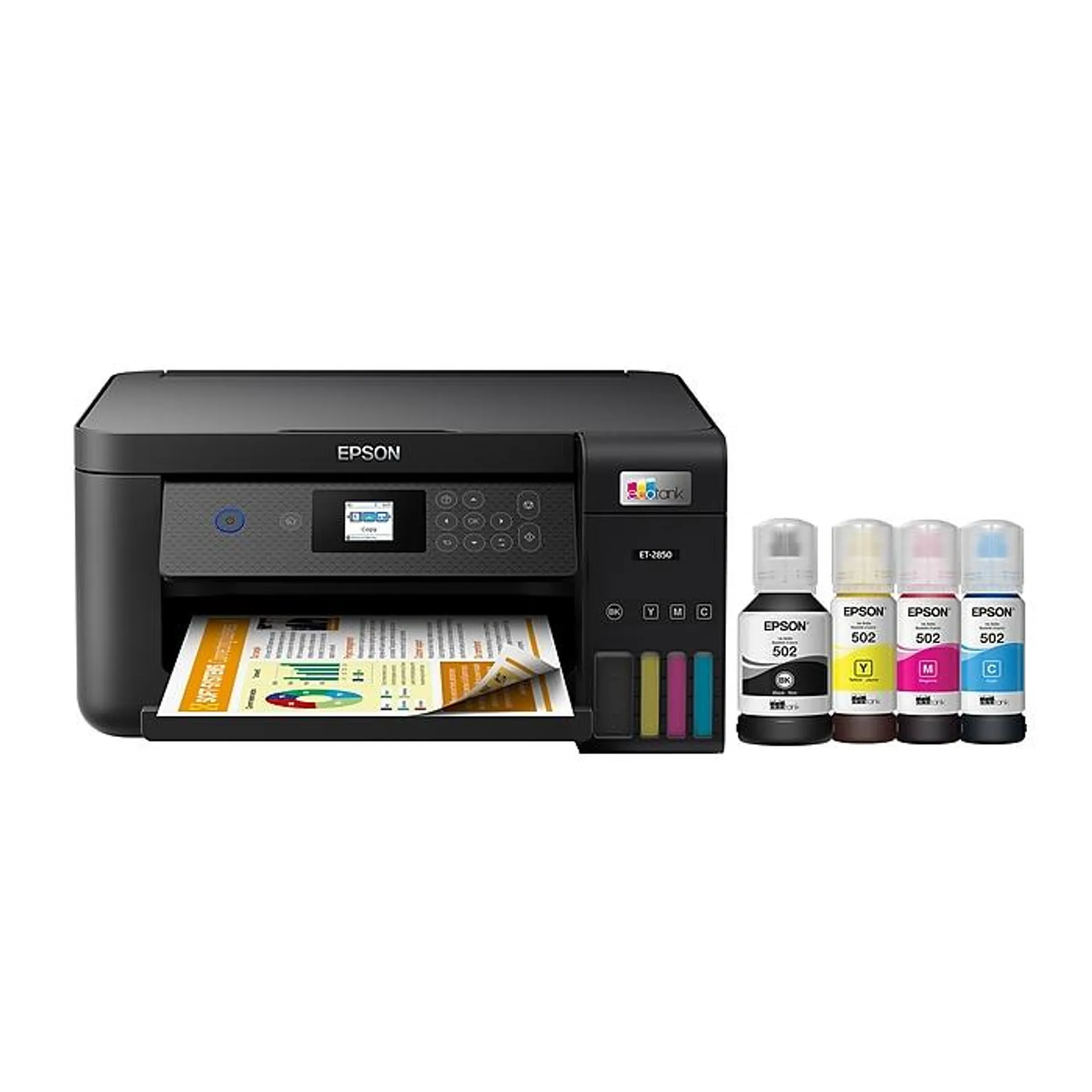 Epson EcoTank ET-2850 ET-2850-B Wireless Color Inkjet Printer,