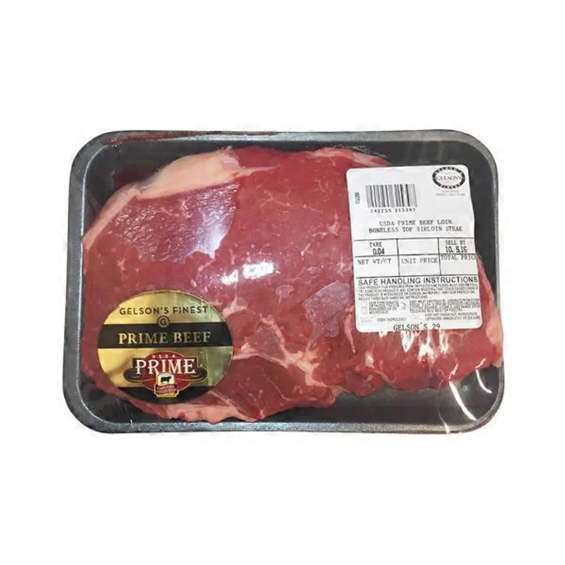 Gelson's Beef Loin Boneless Top Sirloin Steak