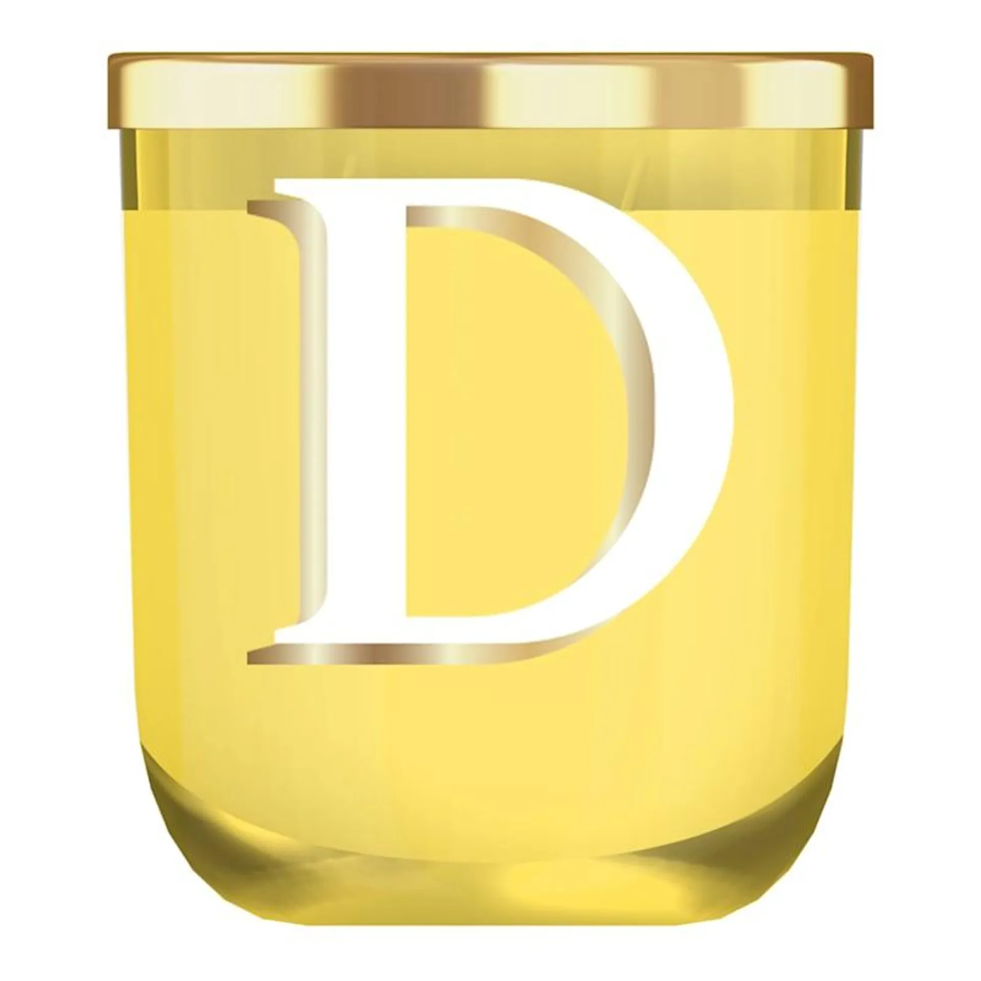 Setting Sun Scented D Monogrammed Jar Candle, 12oz