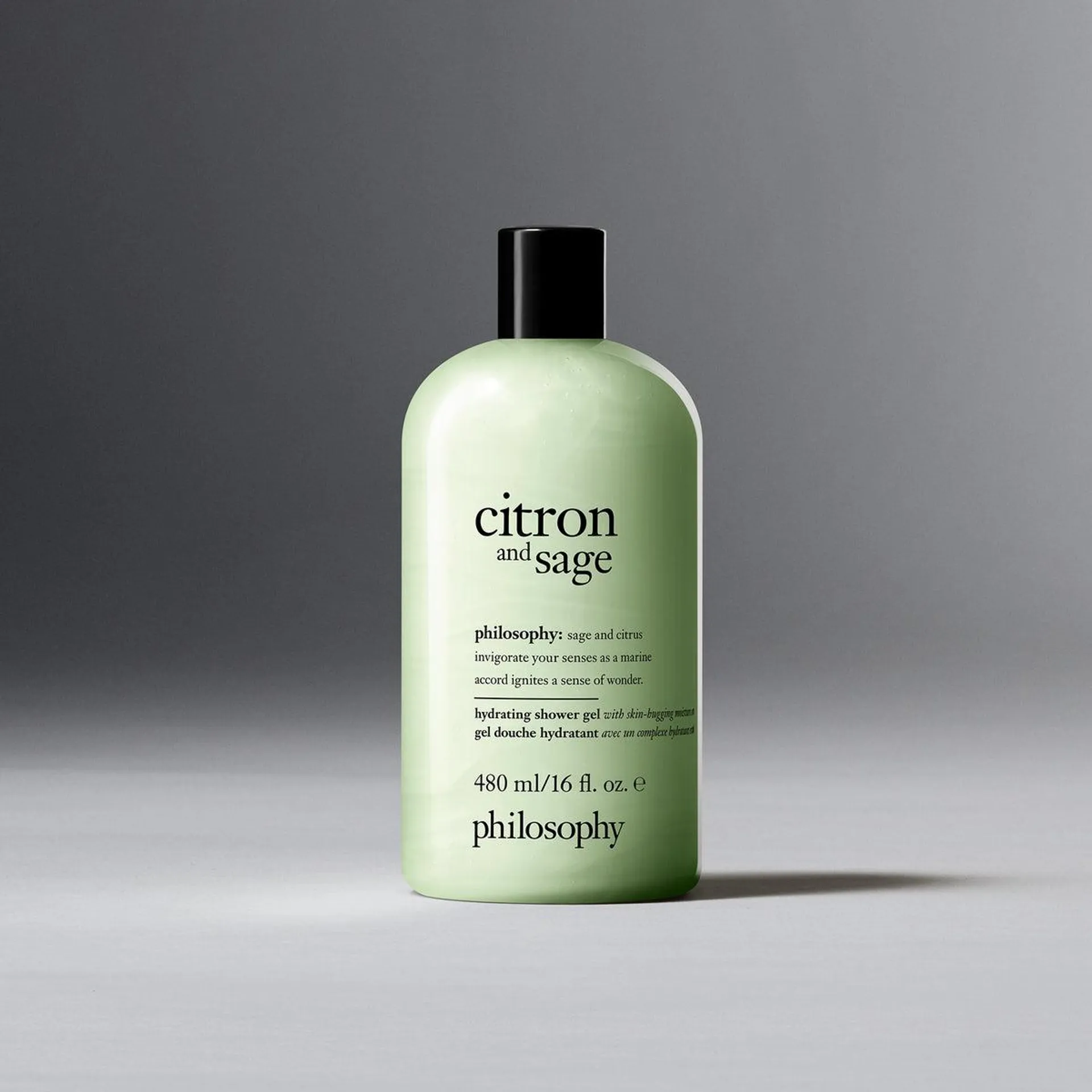 citron and sage hydrating shower gel