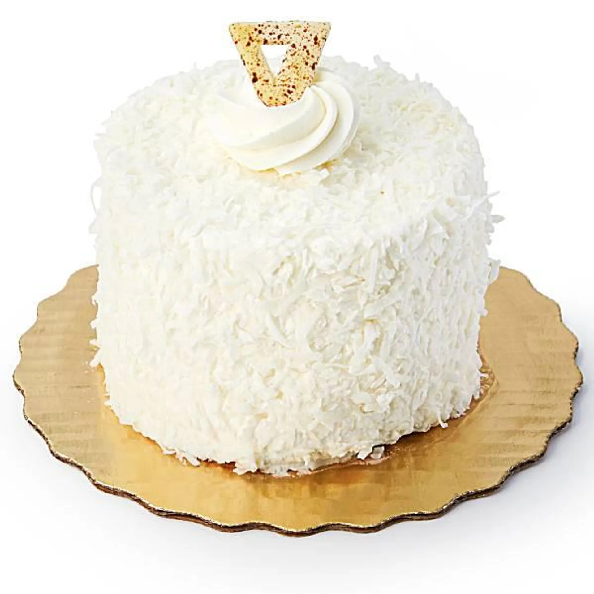 Mini Vanilla Coconut Buttercream Cake