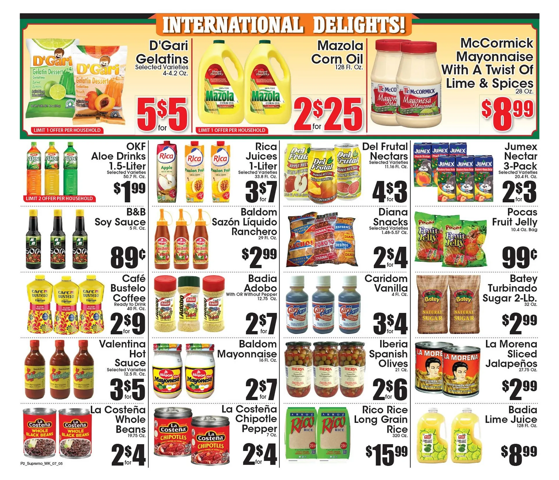 Weekly ad Supremo Foods Inc Weekly Ad from July 5 to July 11 2025 - Page 2