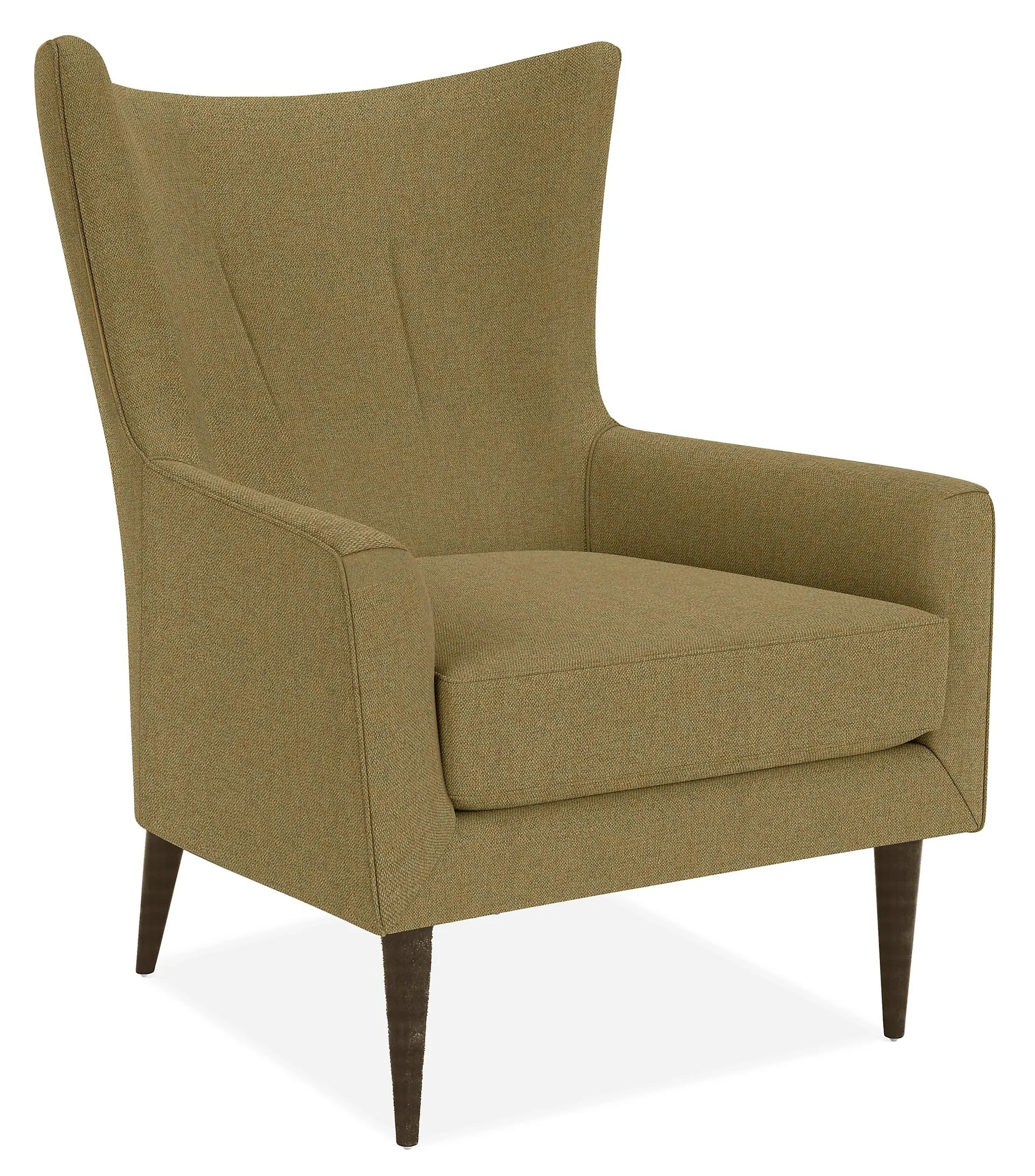 Bradford Chair in Tatum Moss with Charcoal Legs