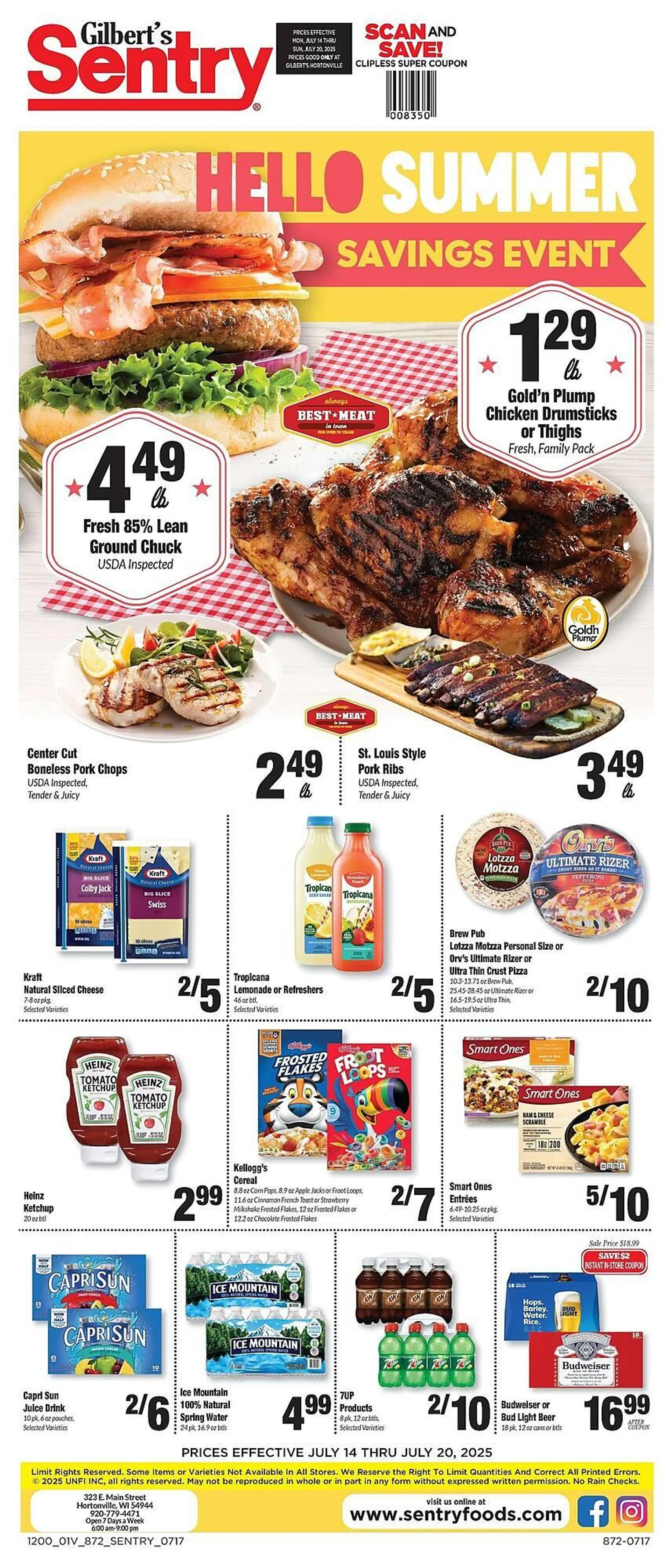 Weekly ad Sentry Weekly Ad from July 14 to July 20 2025 - Page 1