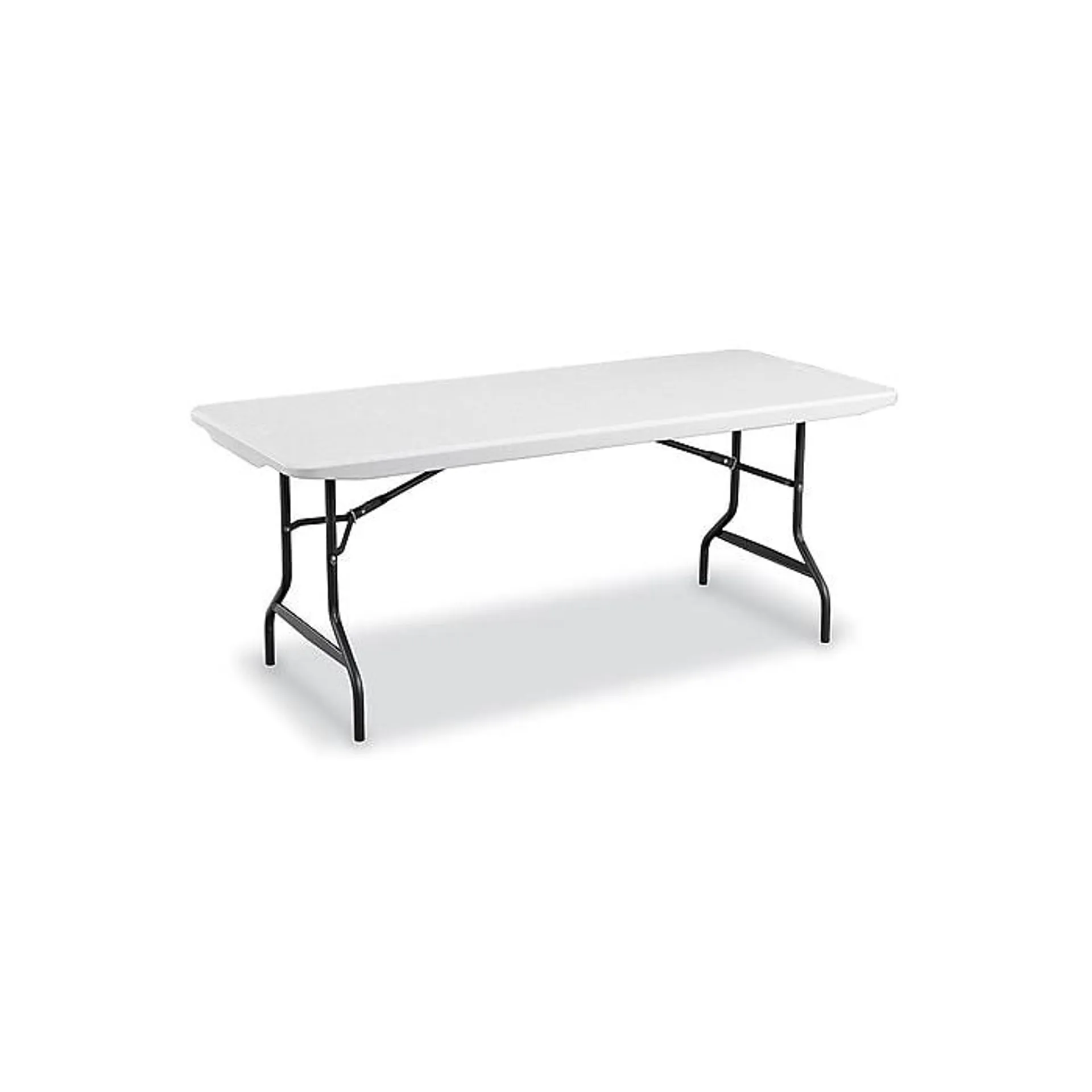 Staples Folding Table, 72"L x 29"W, Gray (79123)