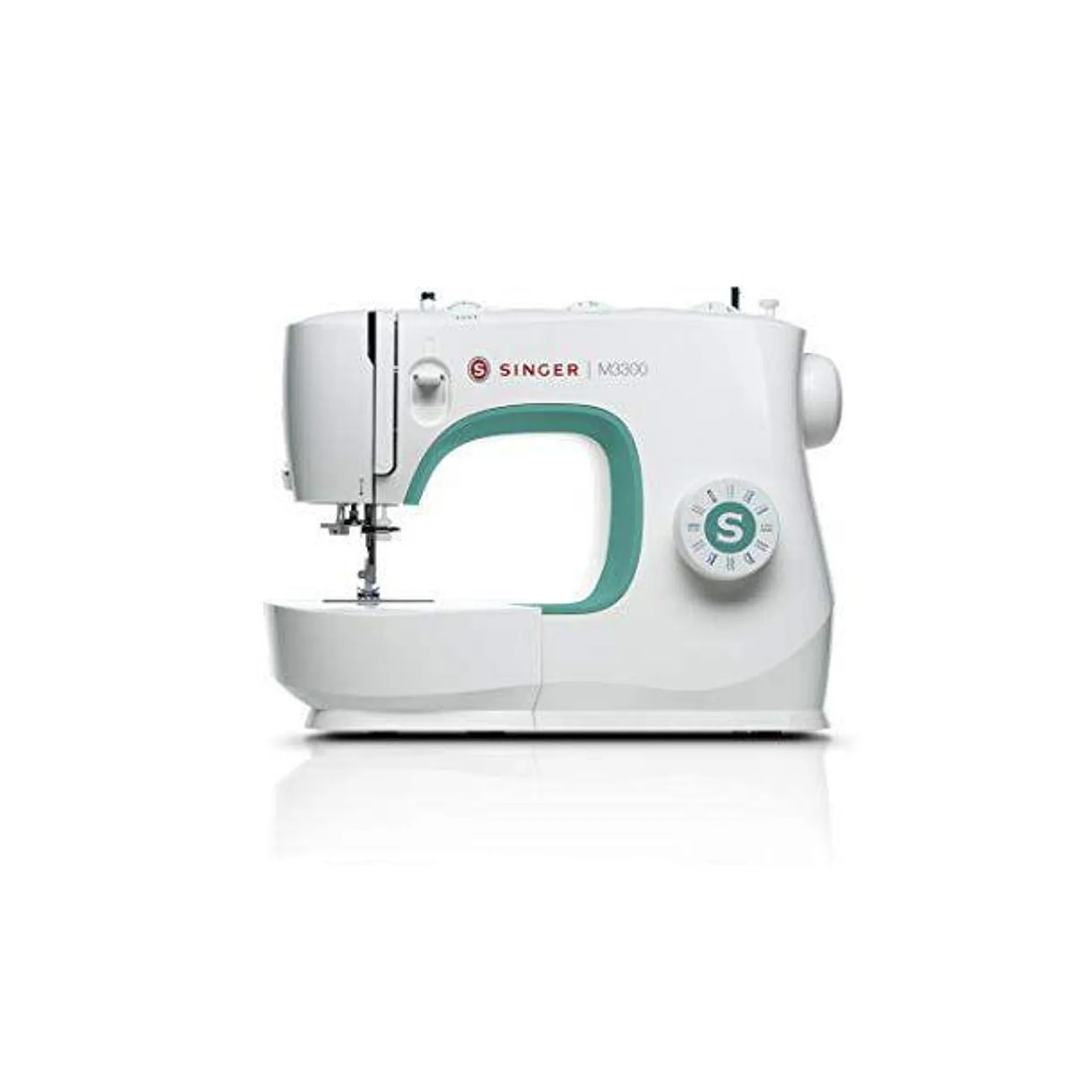 Singer M3300 Sewing Machine with 1-Step Buttonhole - White