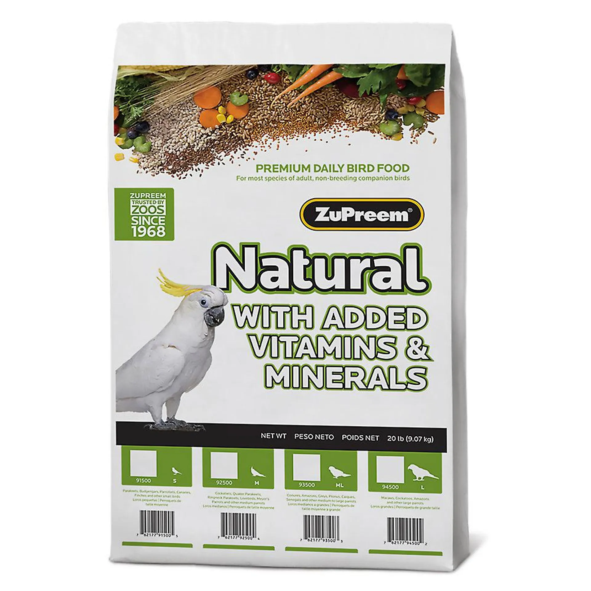 ZuPreem® Natural Large Bird Food