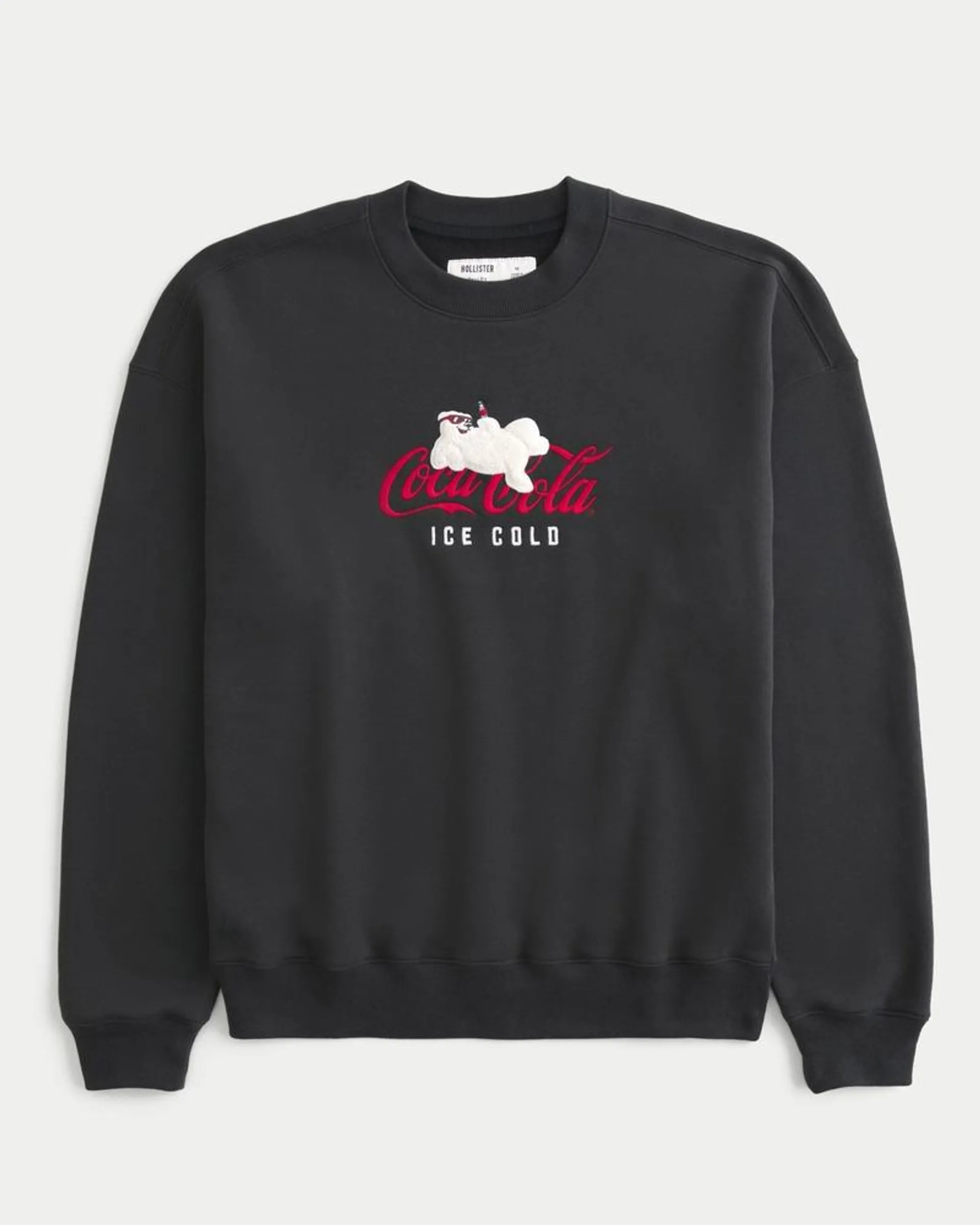 Boxy Coca-Cola Graphic Crew Sweatshirt